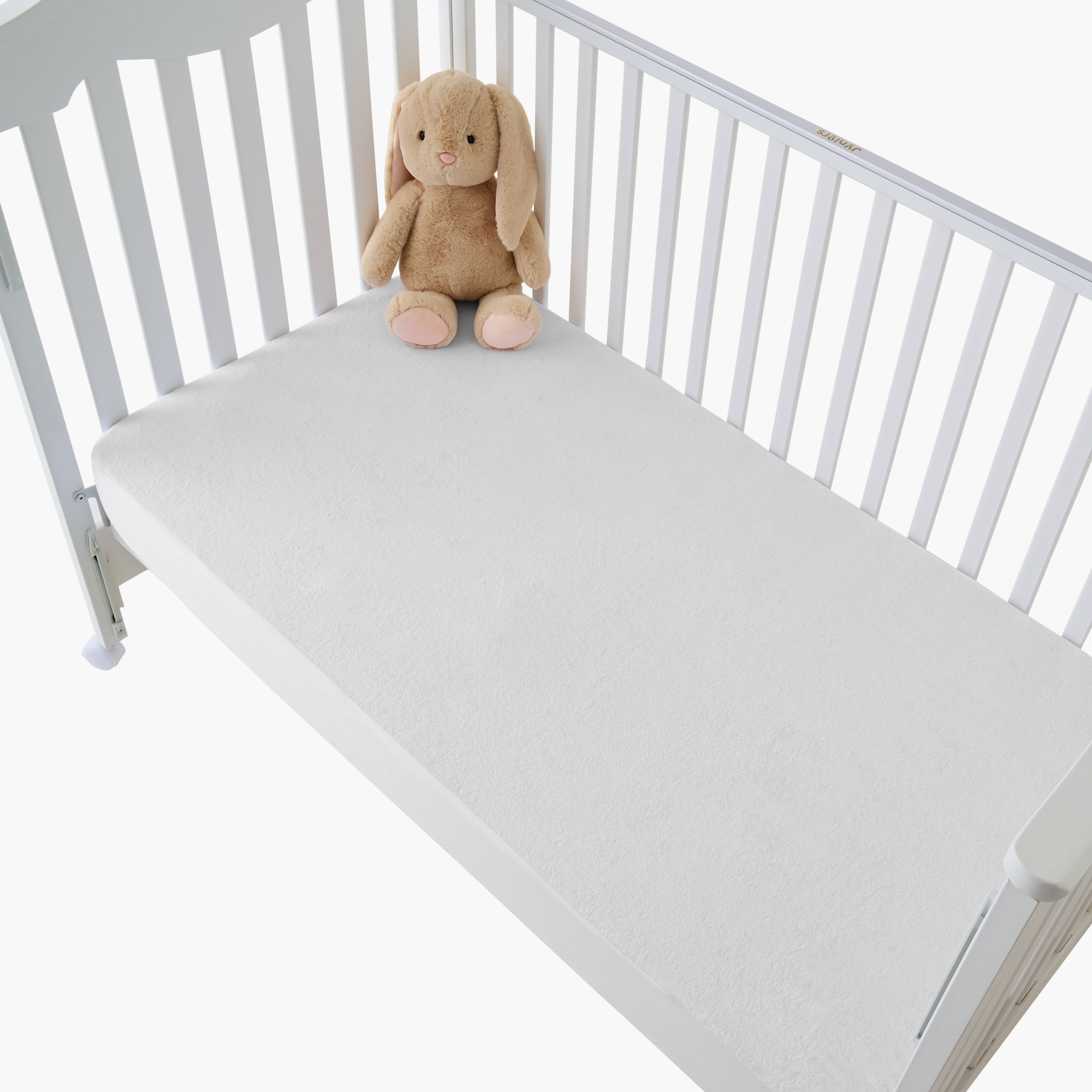 Giggles Mattress Protector Crib Accessory, 70x130x20 cm-baby-nursery-furniture-cribsandbeds-cribaccessories-image-1