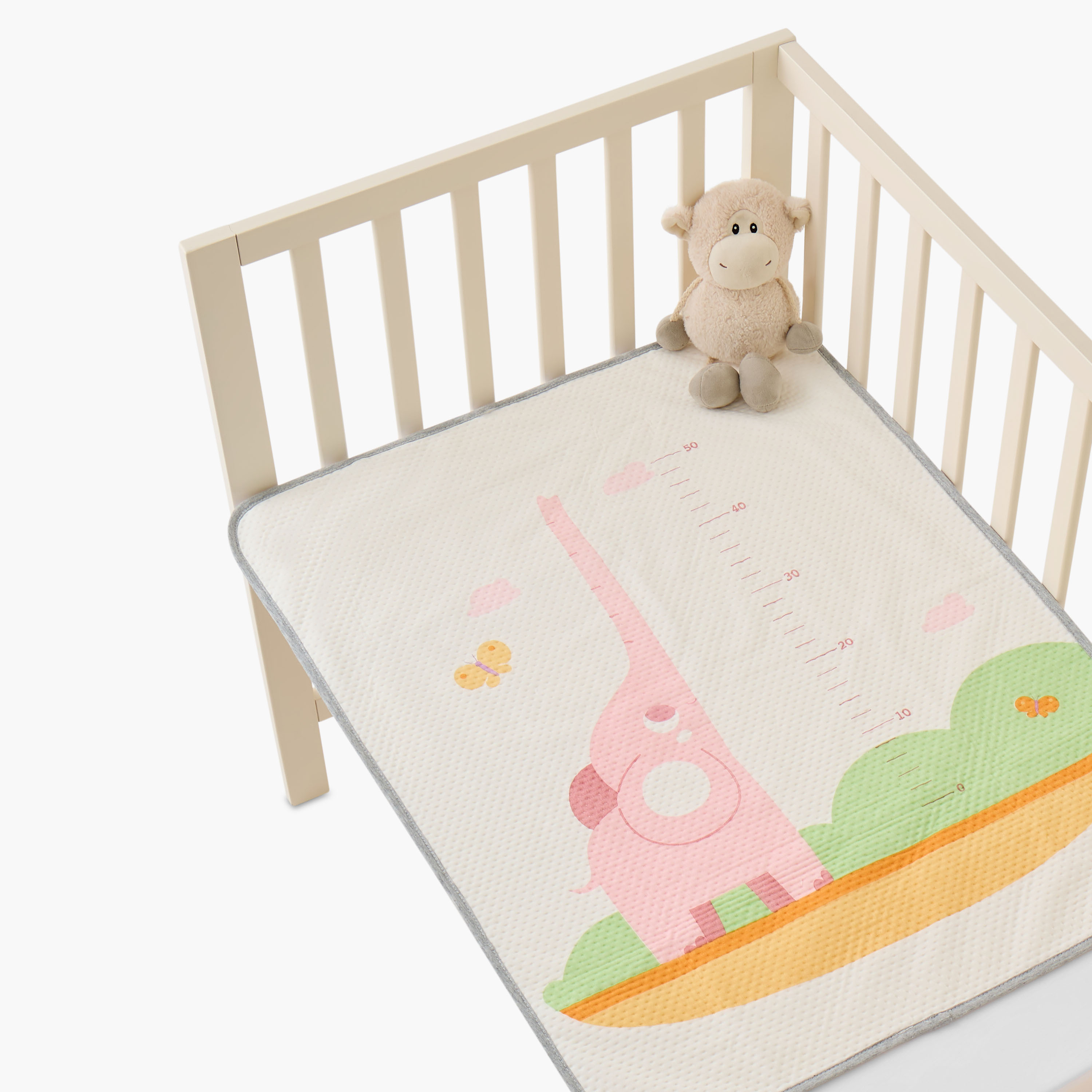 Juniors Changing Mat with Elephant Print, 65x85 cm-baby-diapering-changingmats-image-1