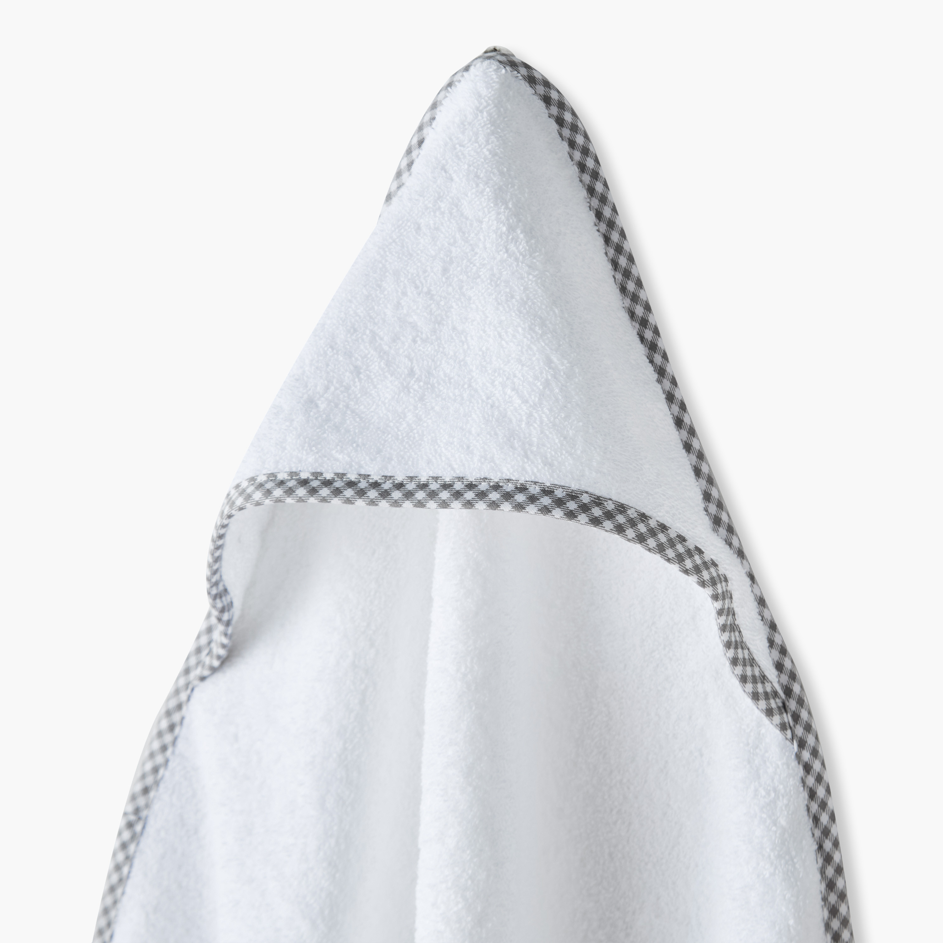 Giggles 75x75 cm Baby Towel with Gingham Print-baby-bathandcare-towels-image-2