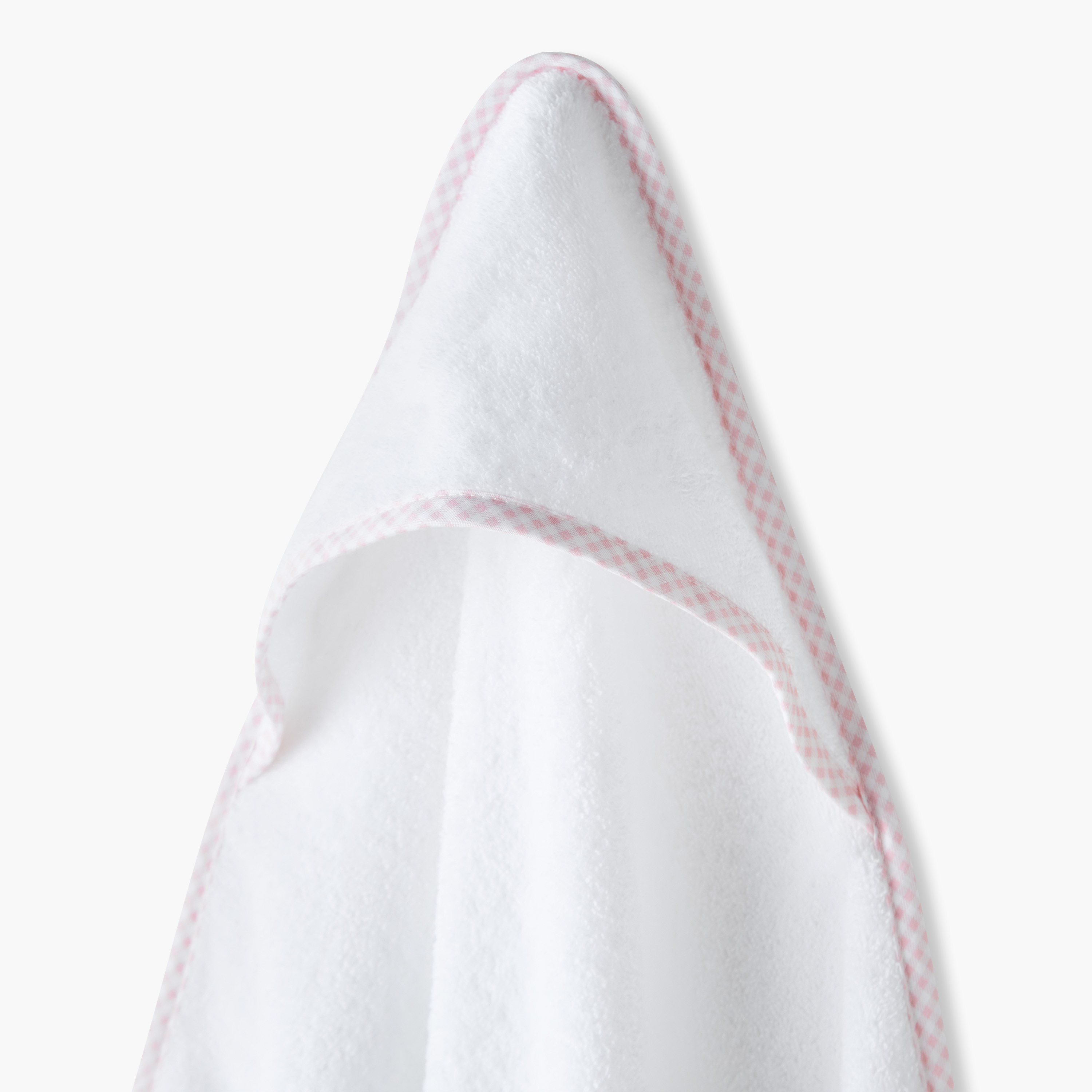 Giggles 75x75 cm Baby Towel with Gingham Print-baby-bathandcare-towels-image-3