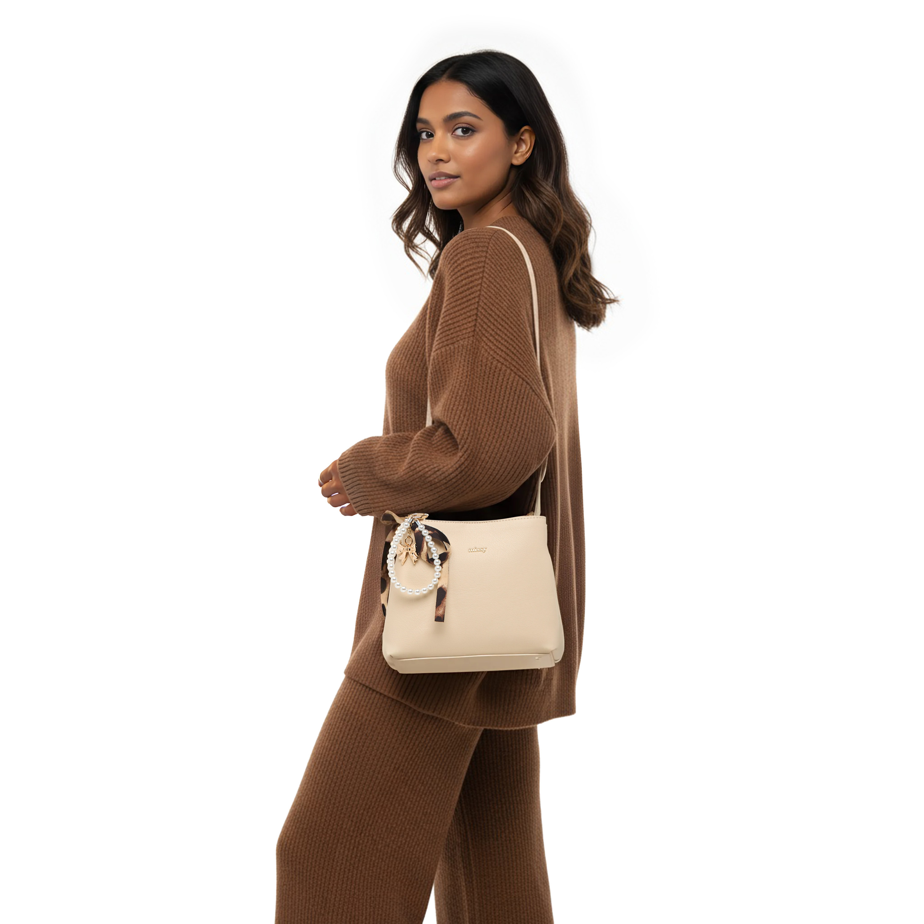 شنطة كروس بودي بمقبض حزام ودلاية من ميسي-women-bagsandwallets-handbags-image-6