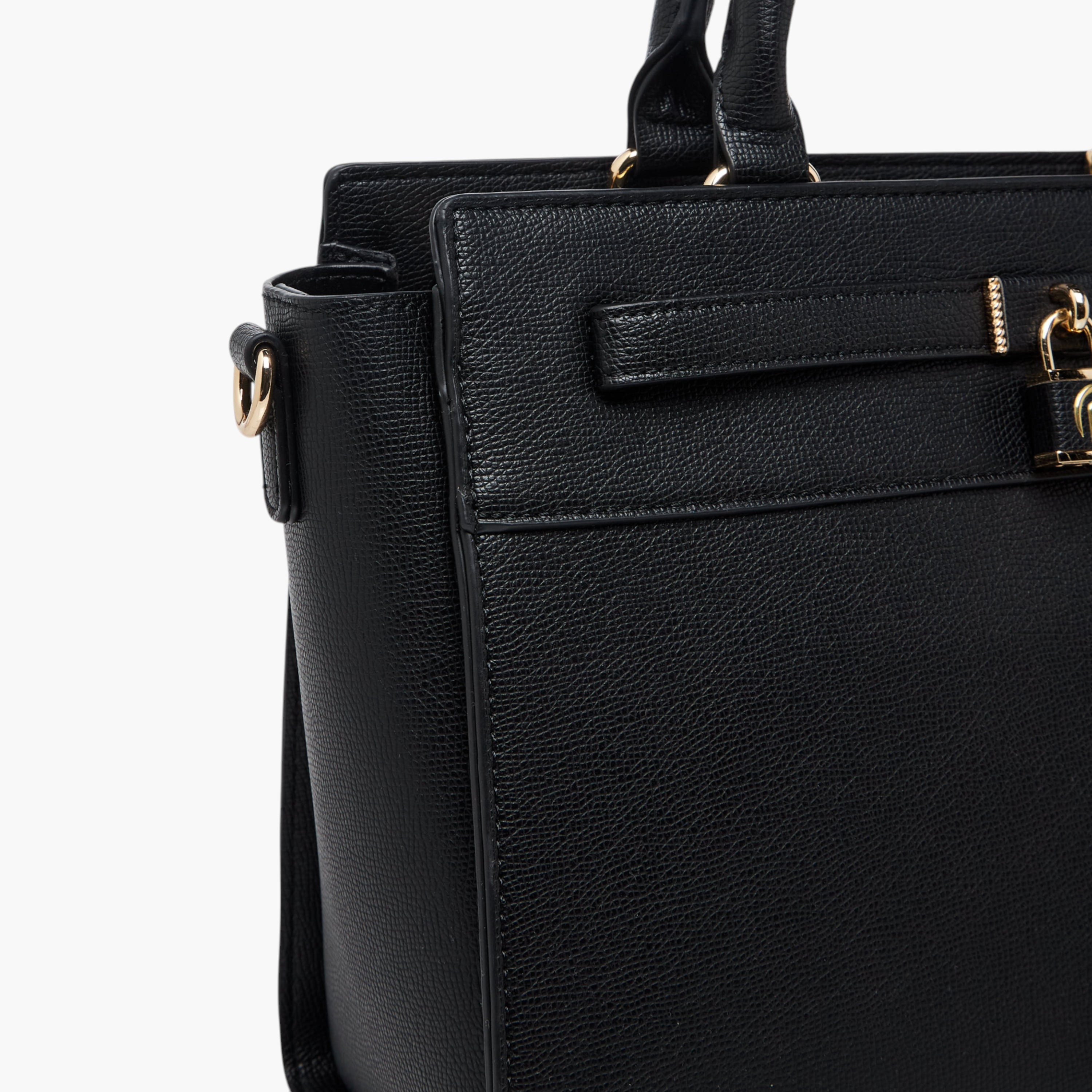 Le Confort Solid Tote Bag with Zip Closure-women-bagsandwallets-handbags-image-6