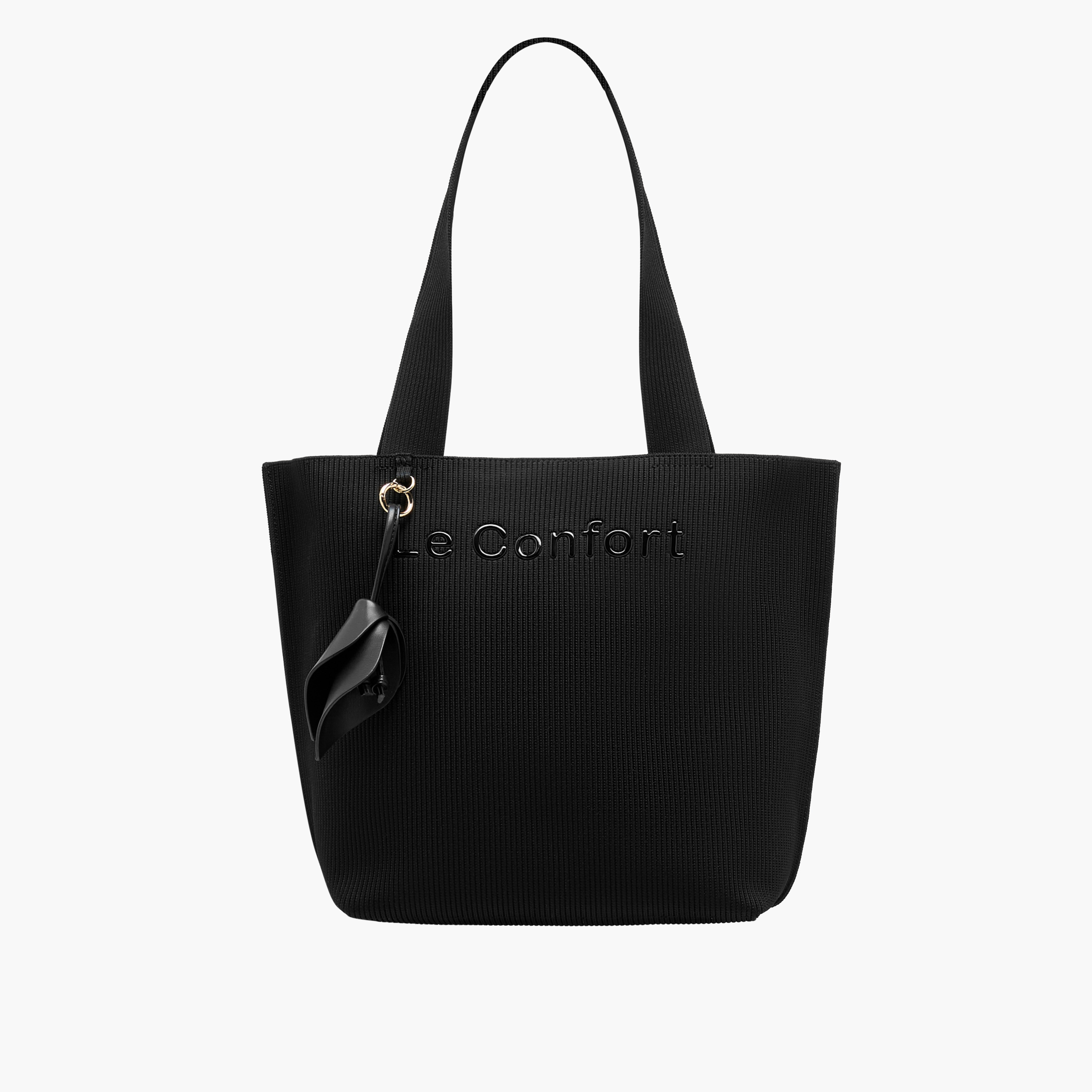 Le Confort Textured Tote Bag with Double Handle-women-bagsandwallets-handbags-image-1
