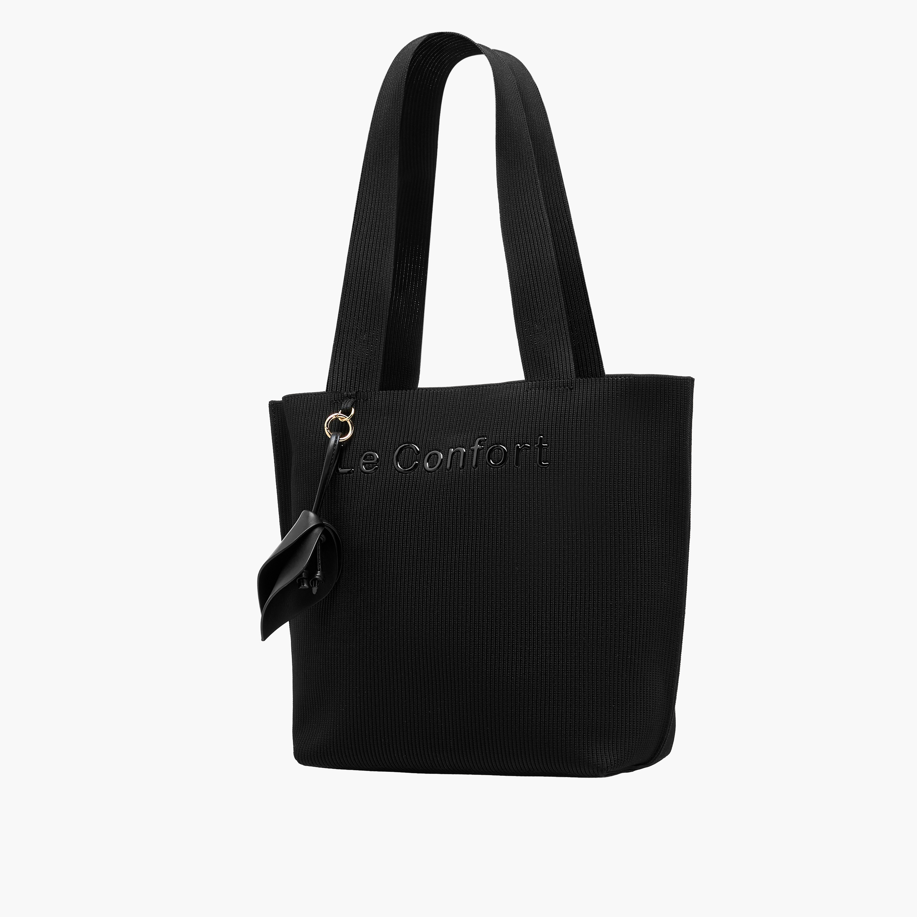 Le Confort Textured Tote Bag with Double Handle-women-bagsandwallets-handbags-image-3