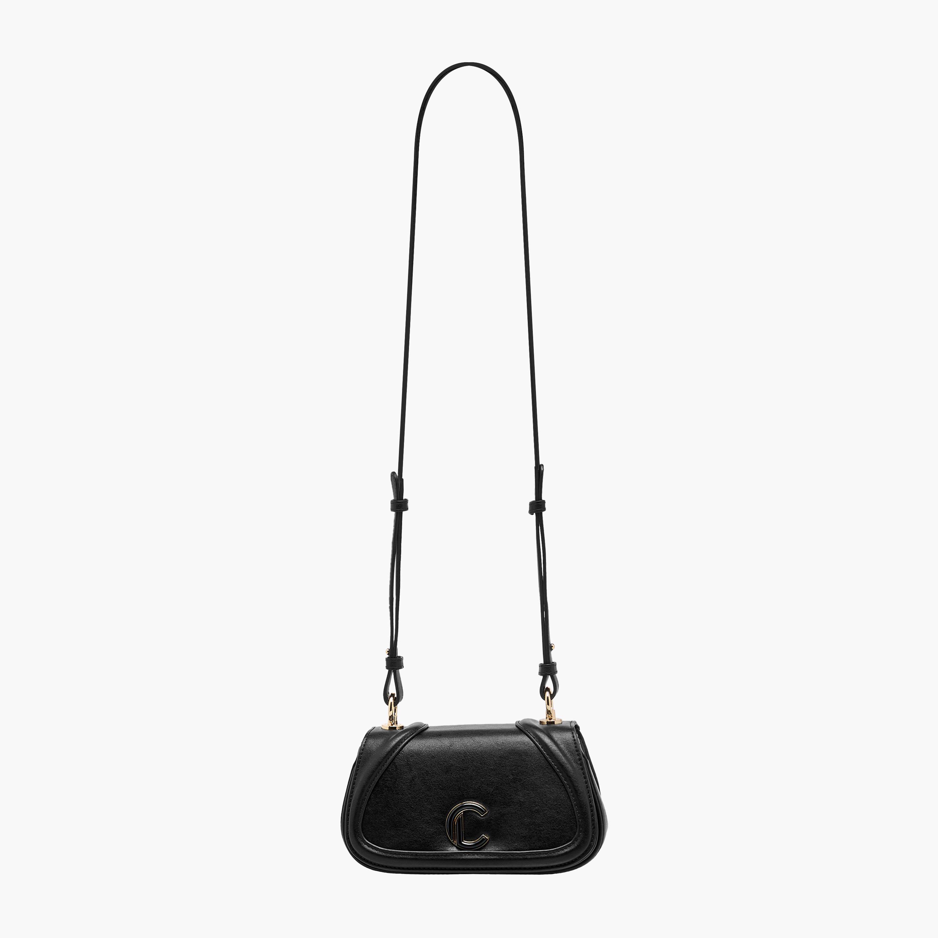 شنطة كروس بودي سادة بزر إغلاق من لو كونفورت-women-bagsandwallets-handbags-image-3