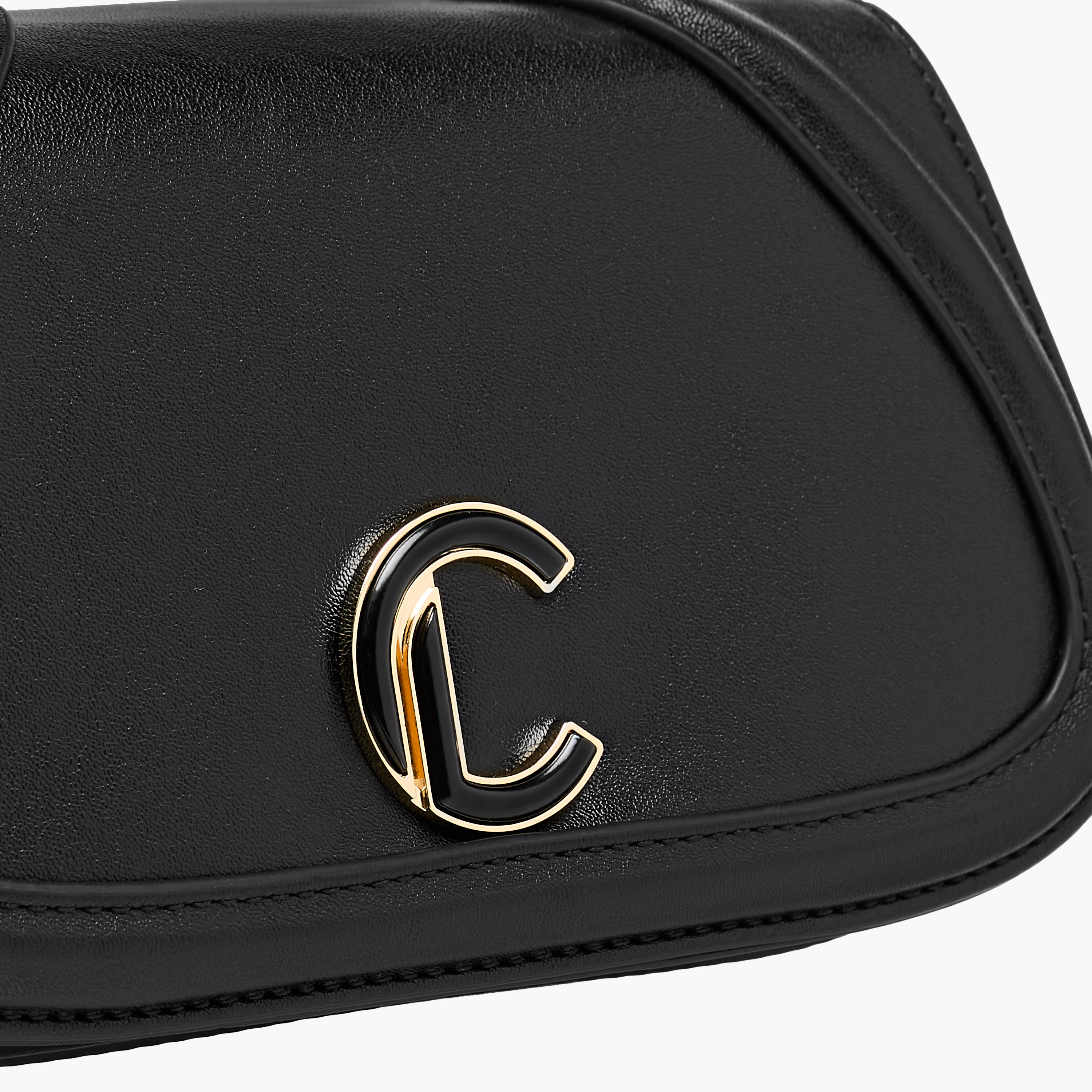 شنطة كروس بودي سادة بزر إغلاق من لو كونفورت-women-bagsandwallets-handbags-image-6