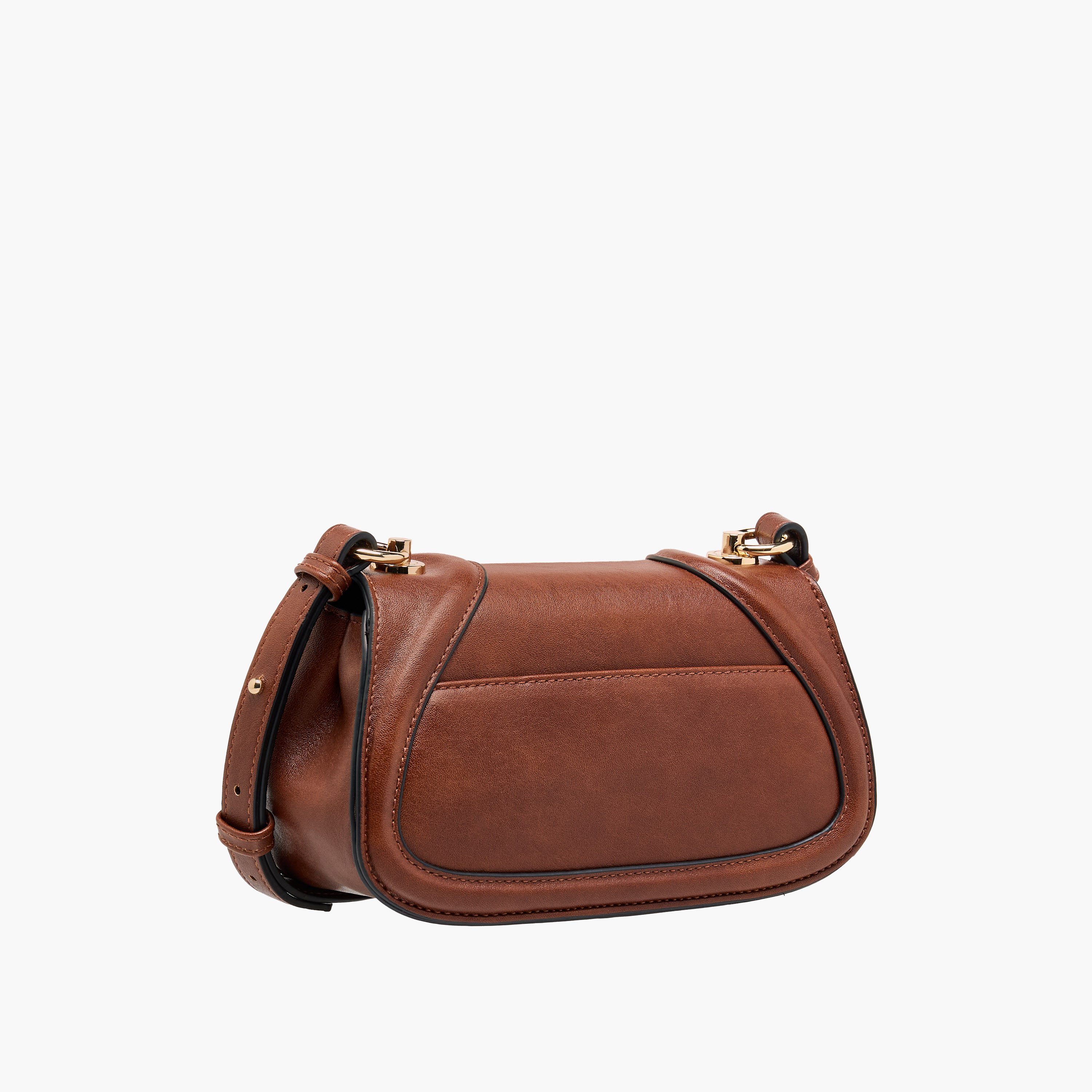 شنطة كروس بودي سادة بزر إغلاق من لو كونفورت-women-bagsandwallets-handbags-image-4