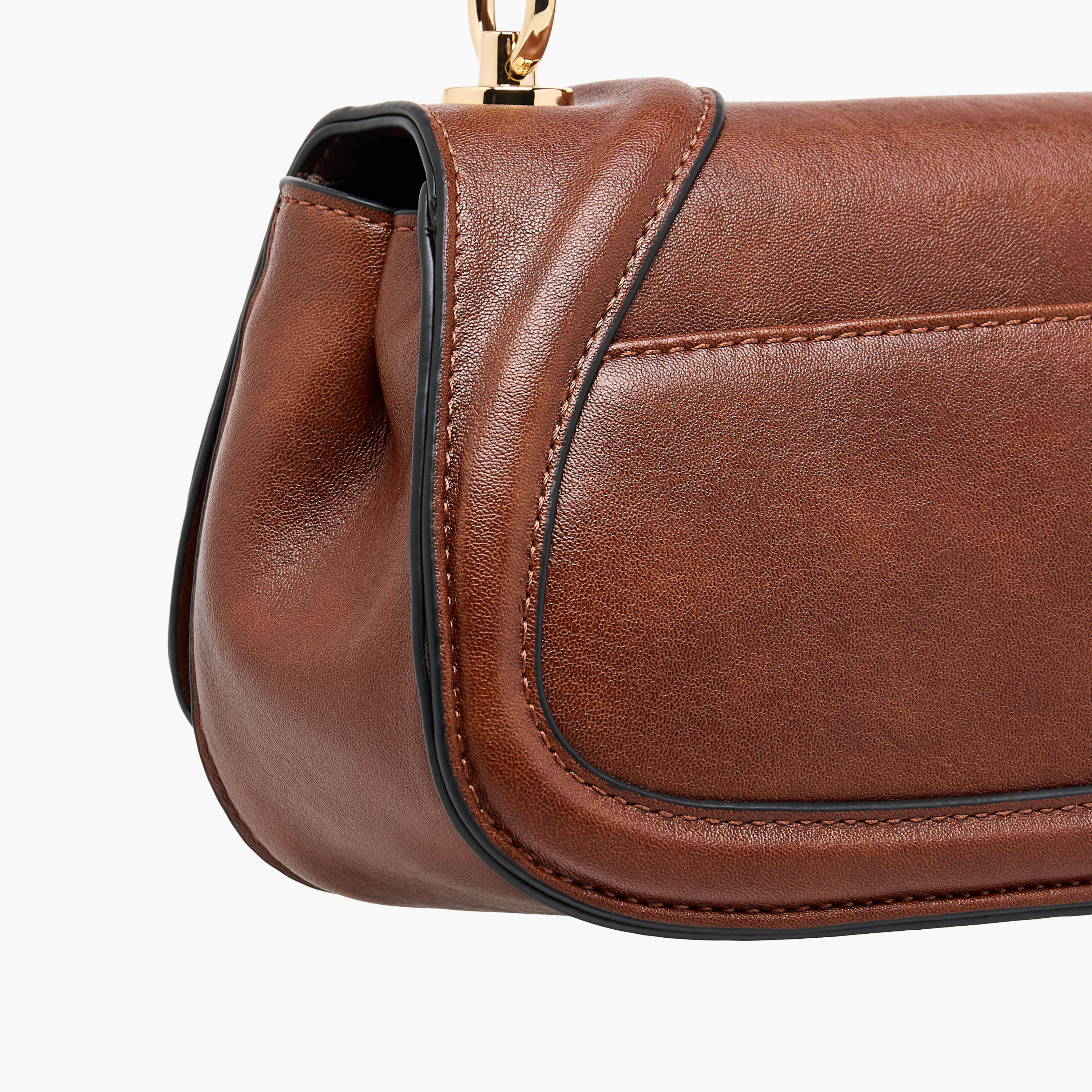 شنطة كروس بودي سادة بزر إغلاق من لو كونفورت-women-bagsandwallets-handbags-image-6