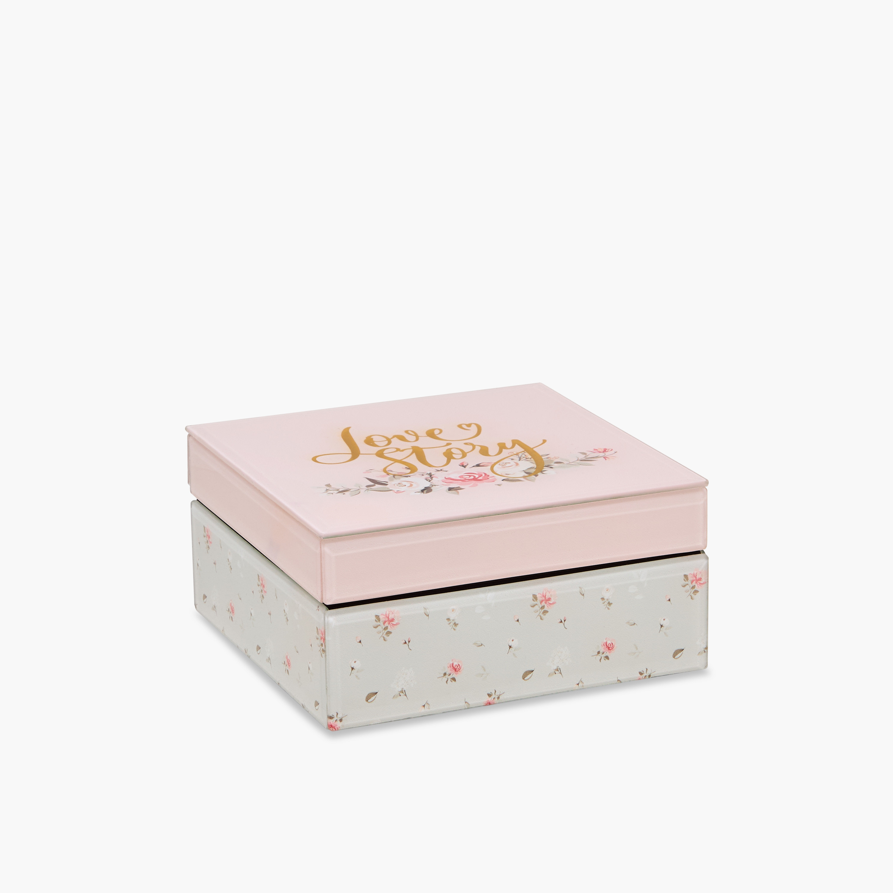 Jewellery Organizer with Floral Print - 15x15x7 cms-women-watchesandjewellery-jewellery-storage-image-1