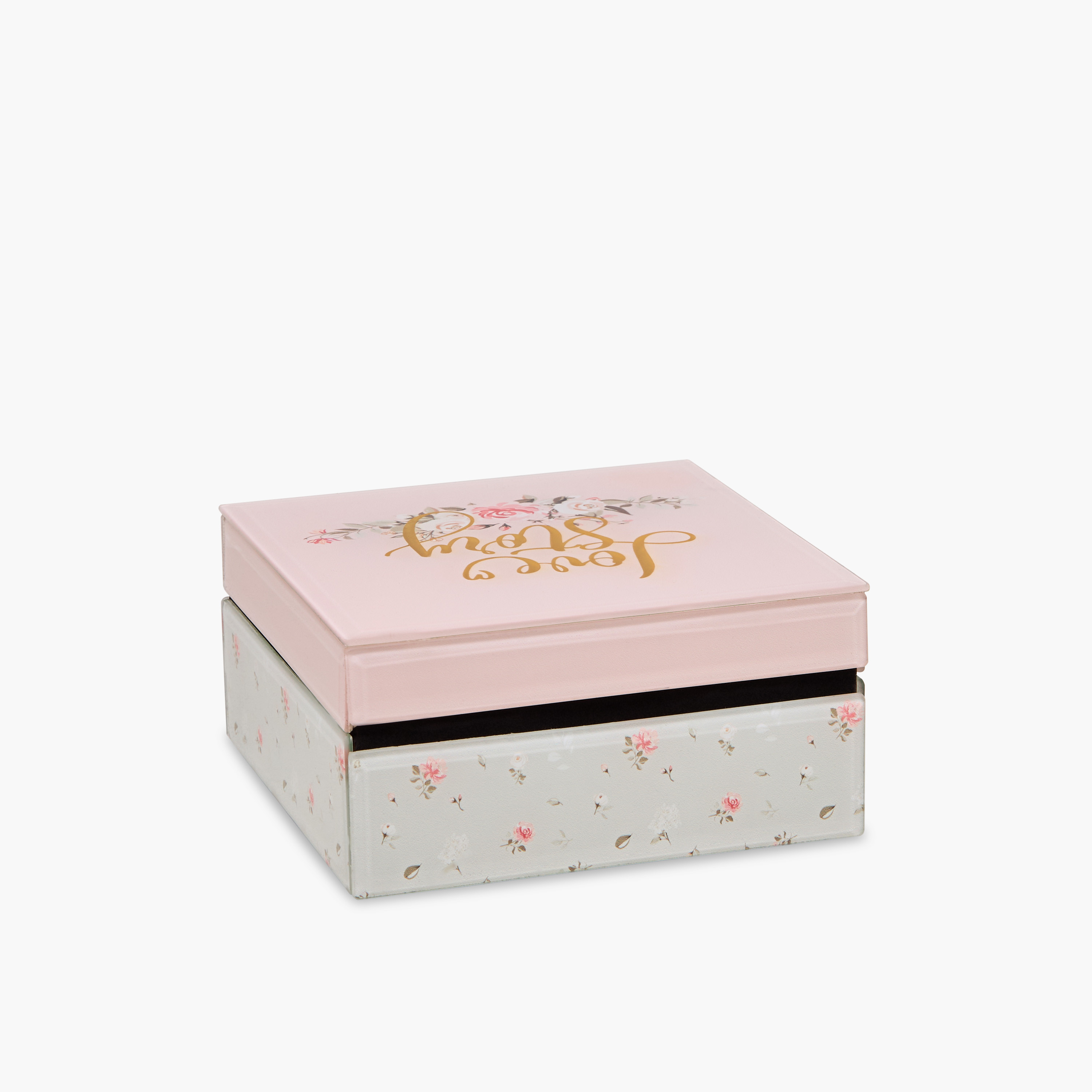 Jewellery Organizer with Floral Print - 15x15x7 cms-women-watchesandjewellery-jewellery-storage-image-3