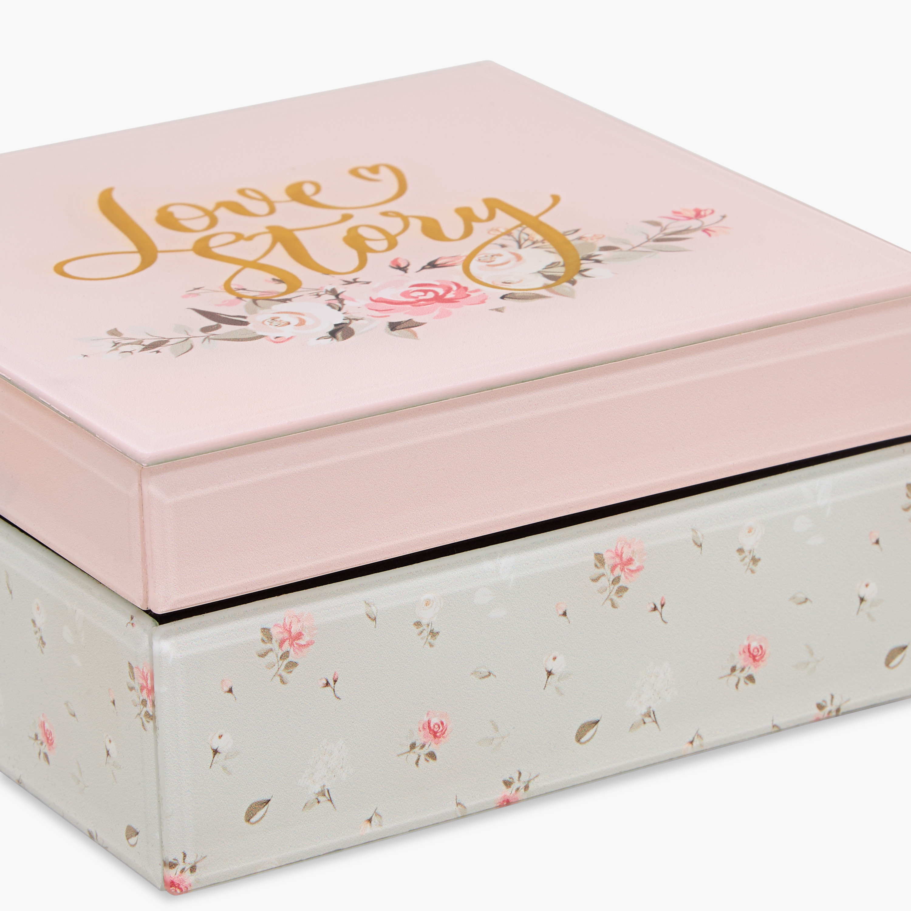 Jewellery Organizer with Floral Print - 15x15x7 cms-women-watchesandjewellery-jewellery-storage-image-4