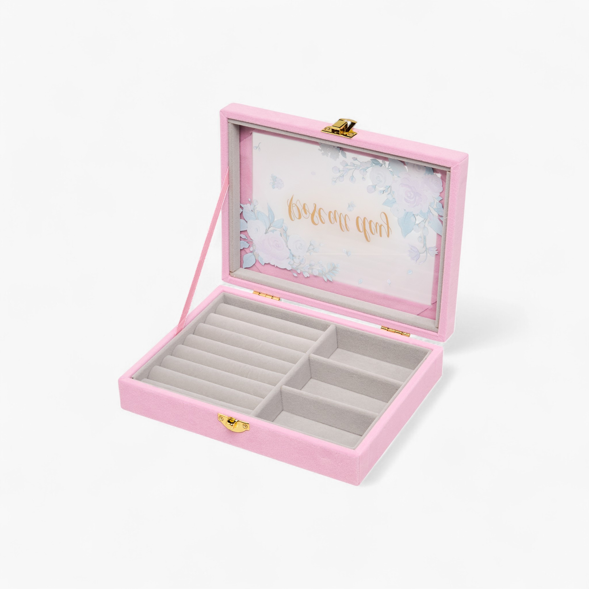 Jewellery Organizer with Floral Print - 20x15x4 cms-women-watchesandjewellery-jewellery-storage-image-3