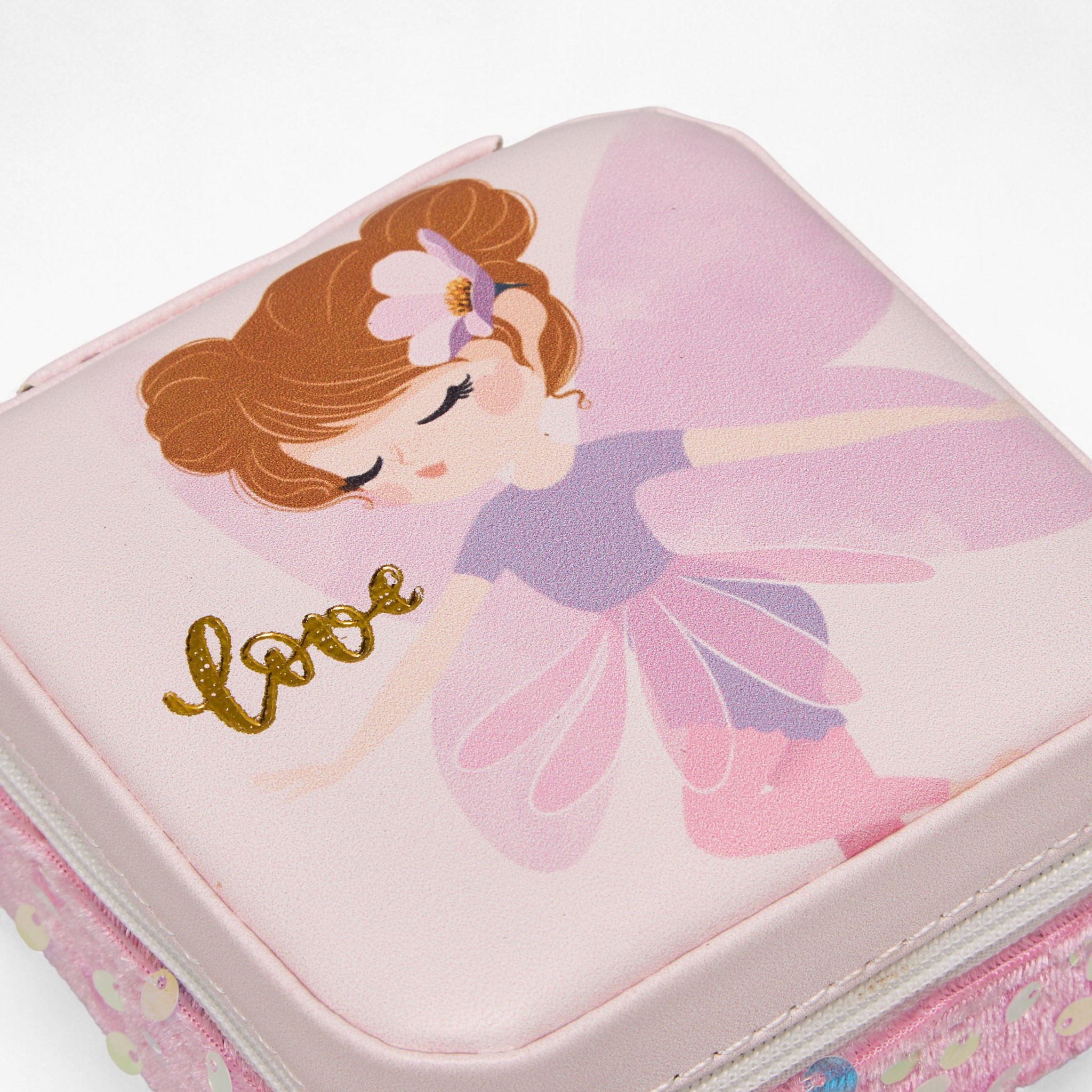 Dancing Fairy Jewellery Organizer with Sequin Detail - 10x10x4 cms-women-watchesandjewellery-jewellery-storage-image-4
