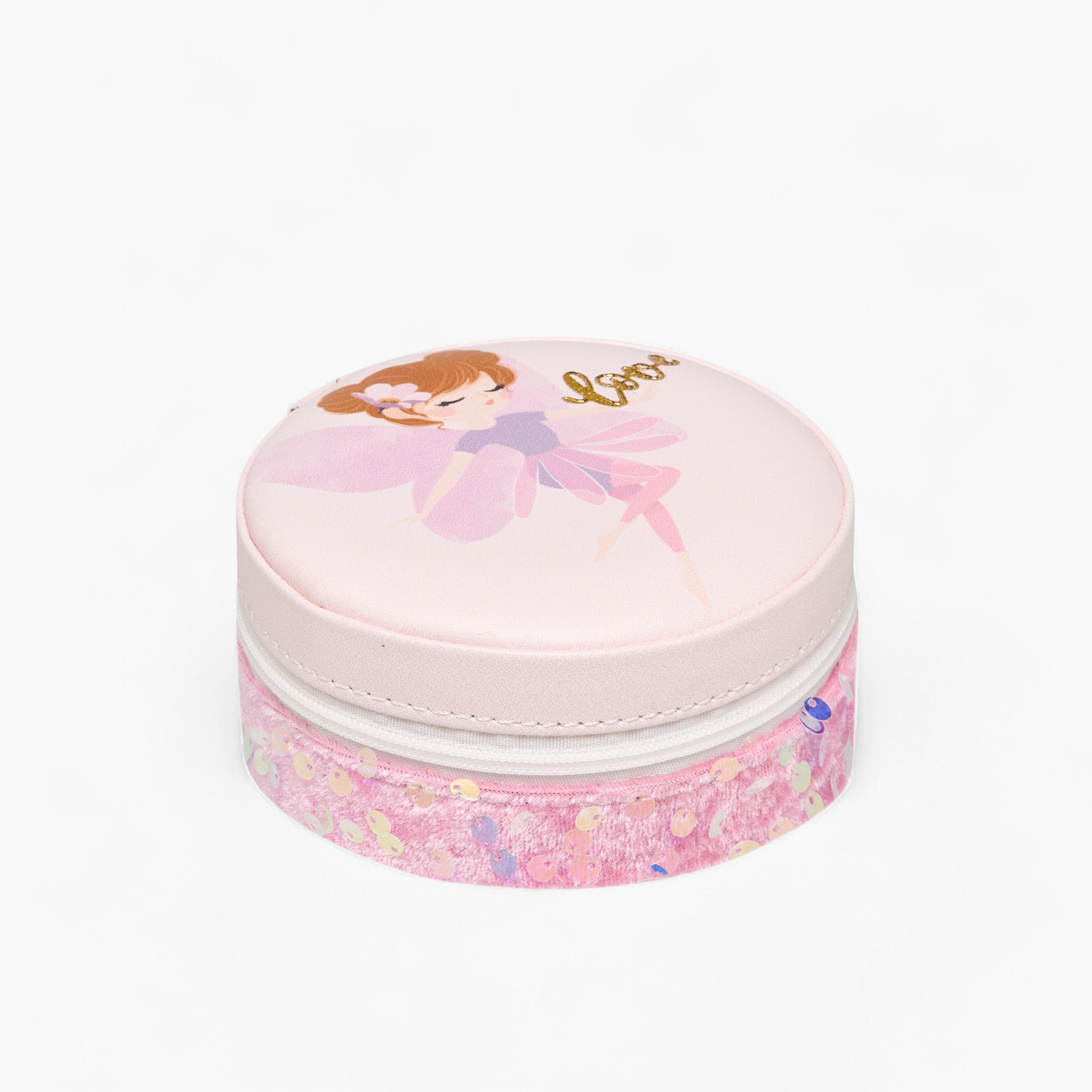 Dancing Fairy Jewellery Organizer with Sequin Detail - 9x9x4 cms-women-watchesandjewellery-jewellery-storage-image-1