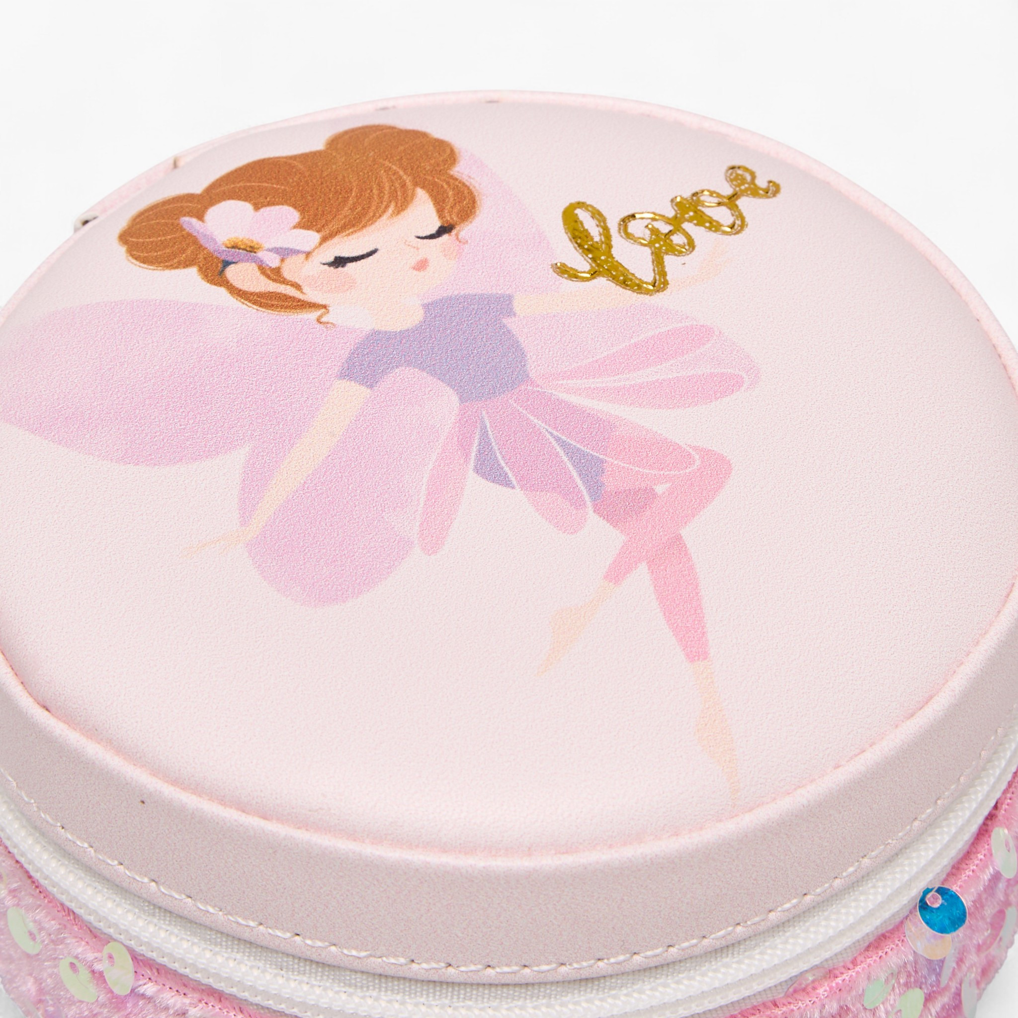 Dancing Fairy Jewellery Organizer with Sequin Detail - 9x9x4 cms-women-watchesandjewellery-jewellery-storage-image-4