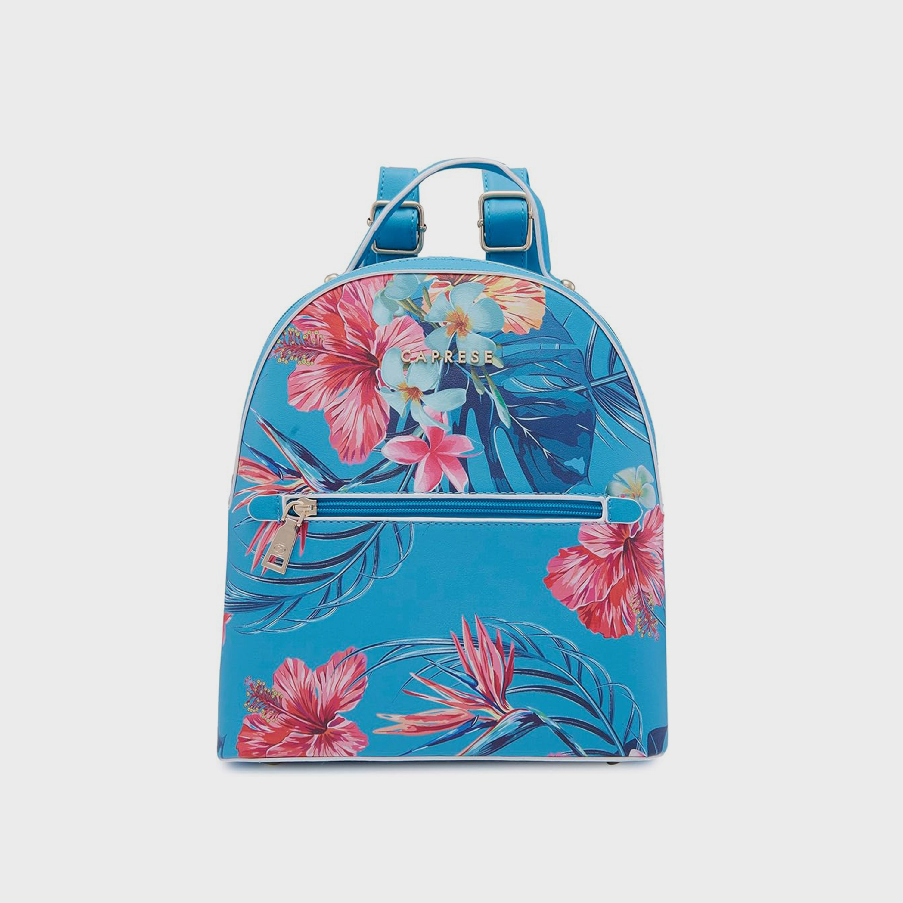 Caprese Printed Top Handle Mini Backpack with Zipper Closure and Adjustable Strap | 27 x 24 x 13 cm-travel-luggagesandbags-backpacks-image-1