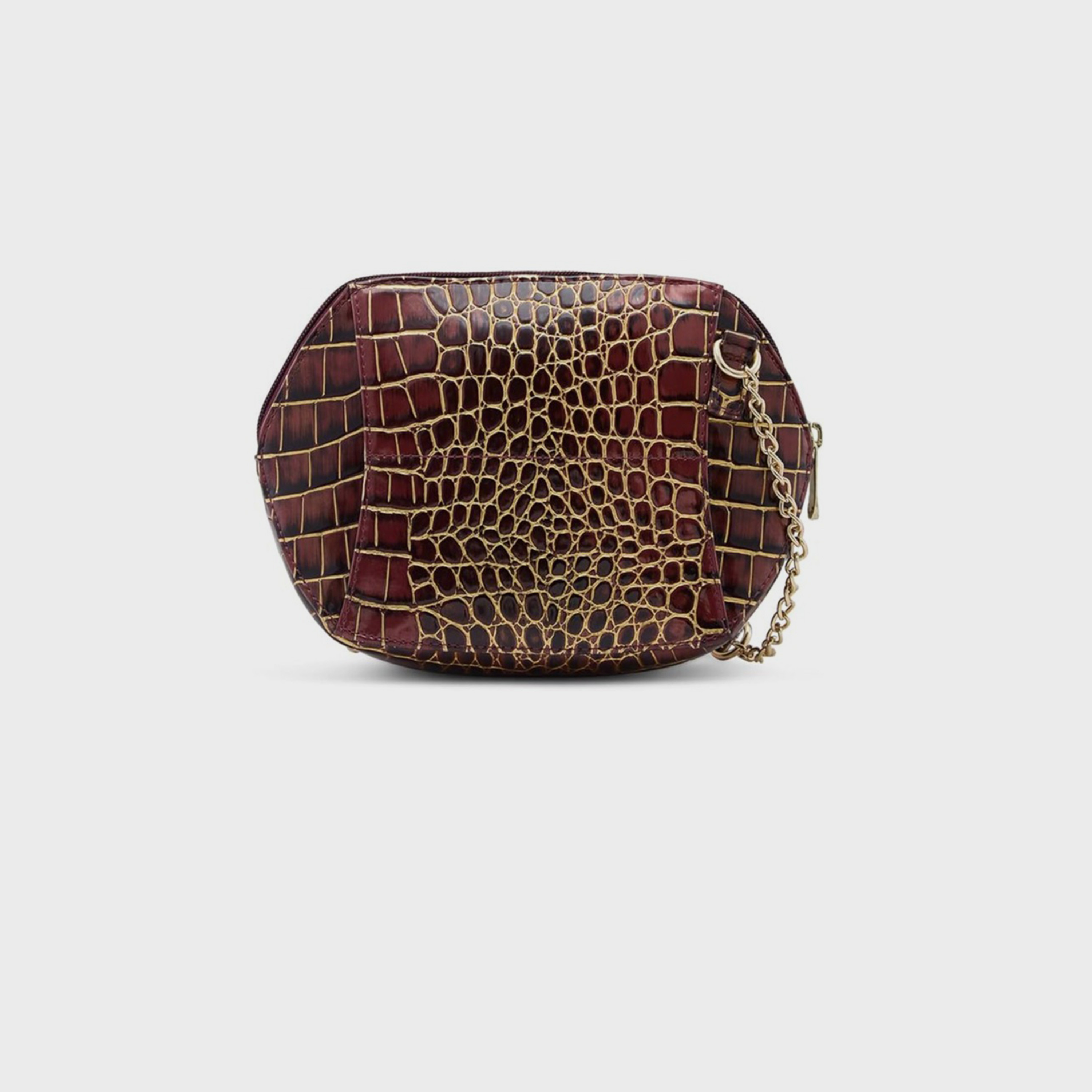Caprese Animal Print Crossbody Bag with Zipper Closure and Adjustable Strap | 22 x 15 x 6 cm-women-bagsandwallets-handbags-image-7