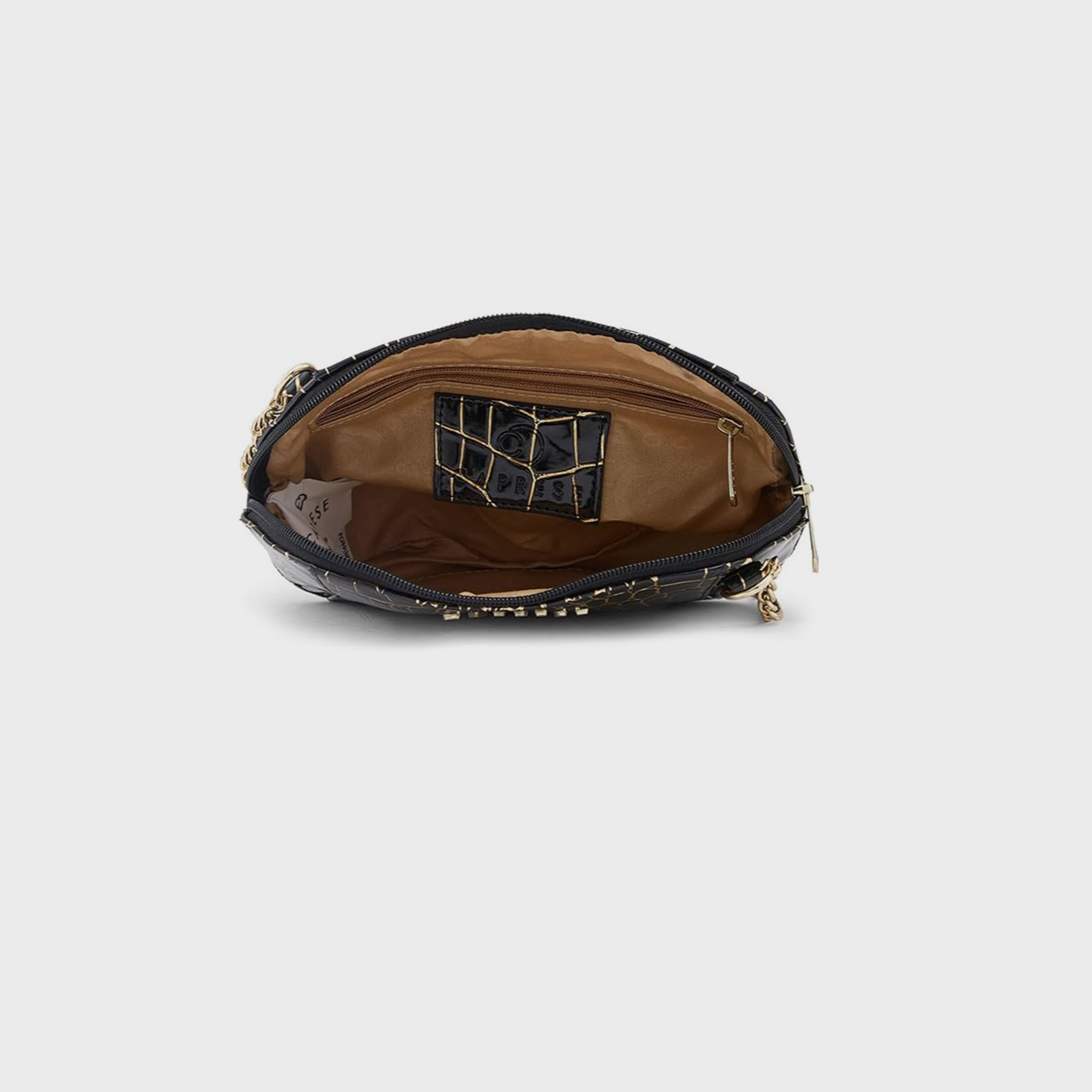 Caprese Animal Print Crossbody Bag with Zipper Closure and Adjustable Strap | 22 x 15 x 6 cm-women-bagsandwallets-handbags-image-5