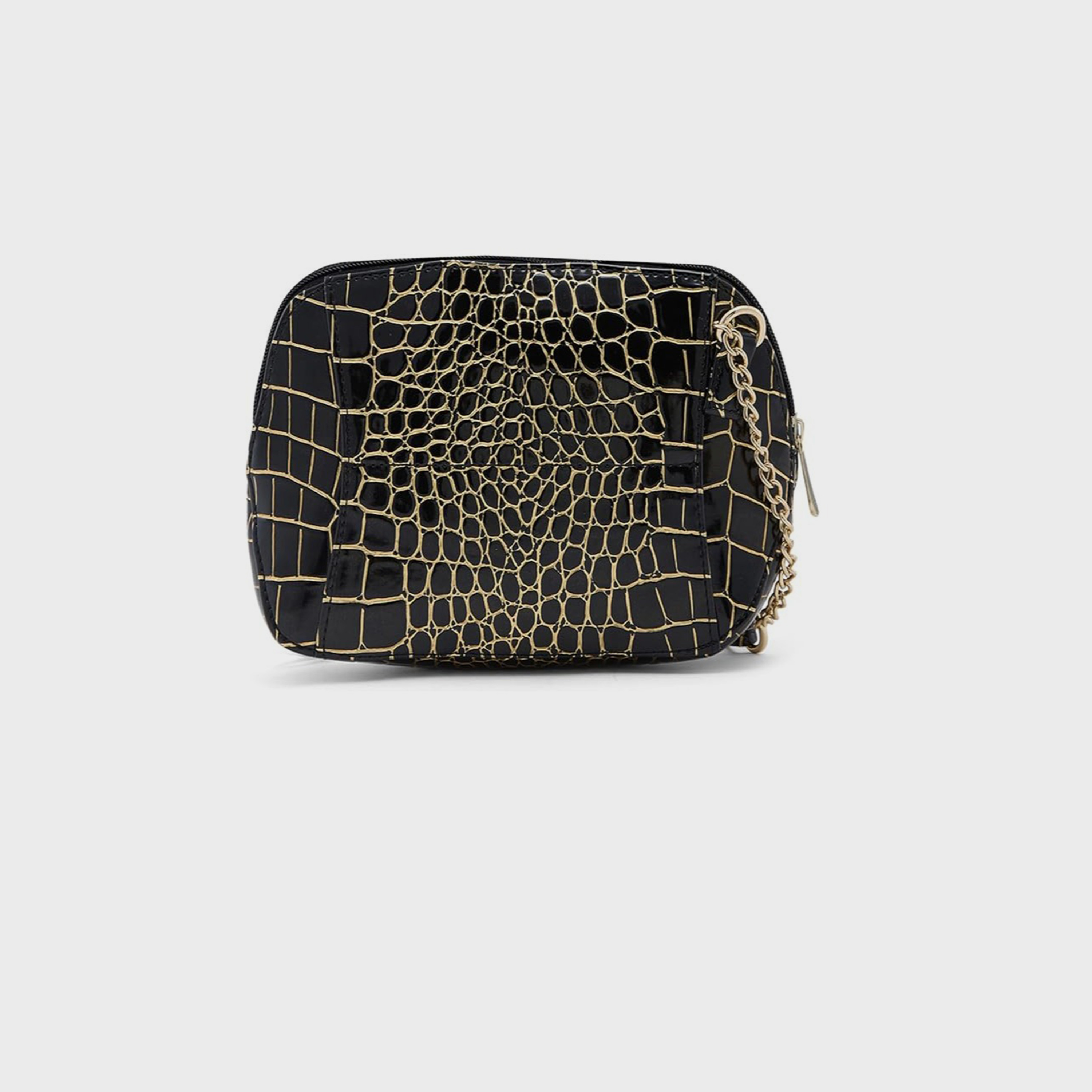 Caprese Animal Print Crossbody Bag with Zipper Closure and Adjustable Strap | 22 x 15 x 6 cm-women-bagsandwallets-handbags-image-6