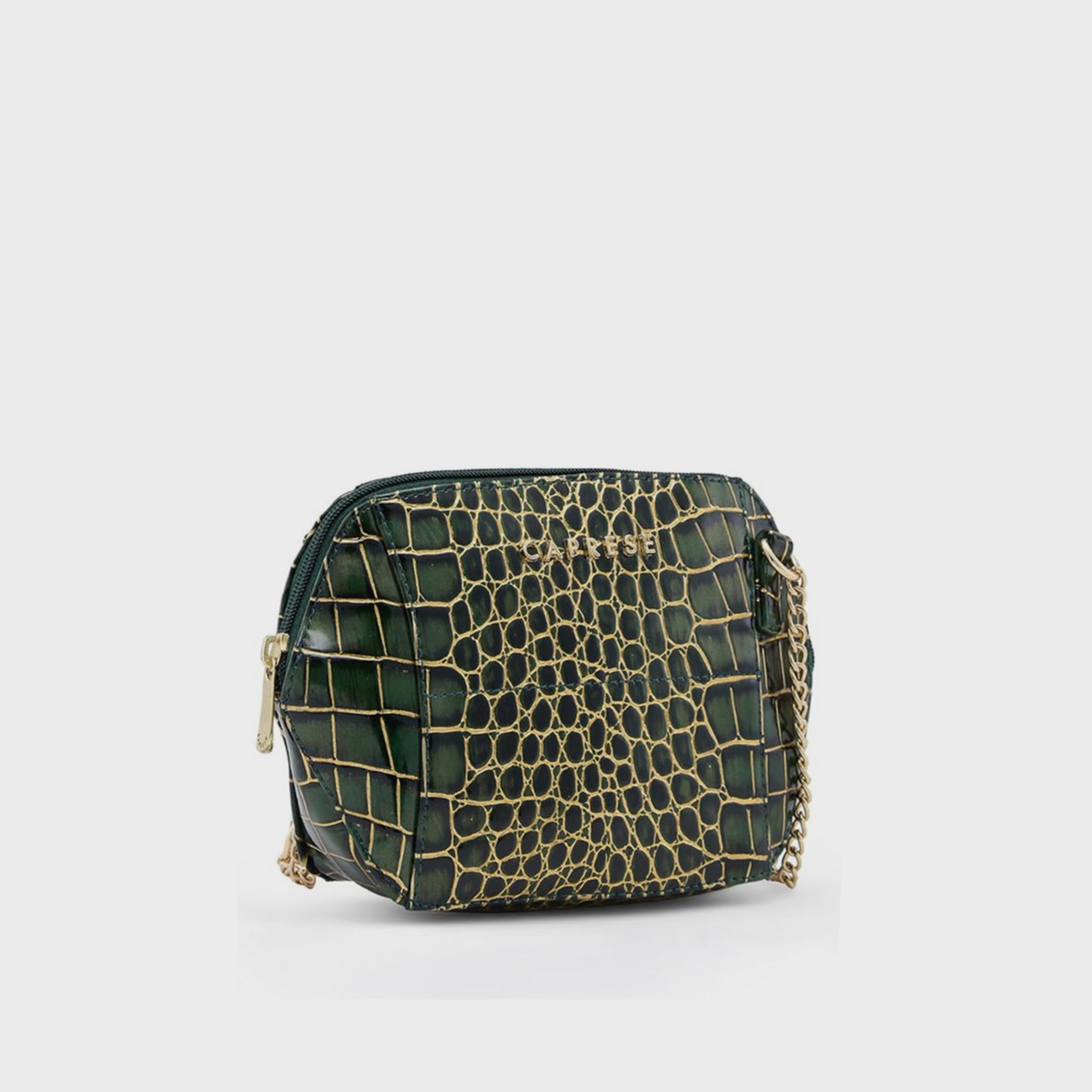 Caprese Animal Print Crossbody Bag with Zipper Closure and Adjustable Strap | 22 x 15 x 6 cm-women-bagsandwallets-handbags-image-1
