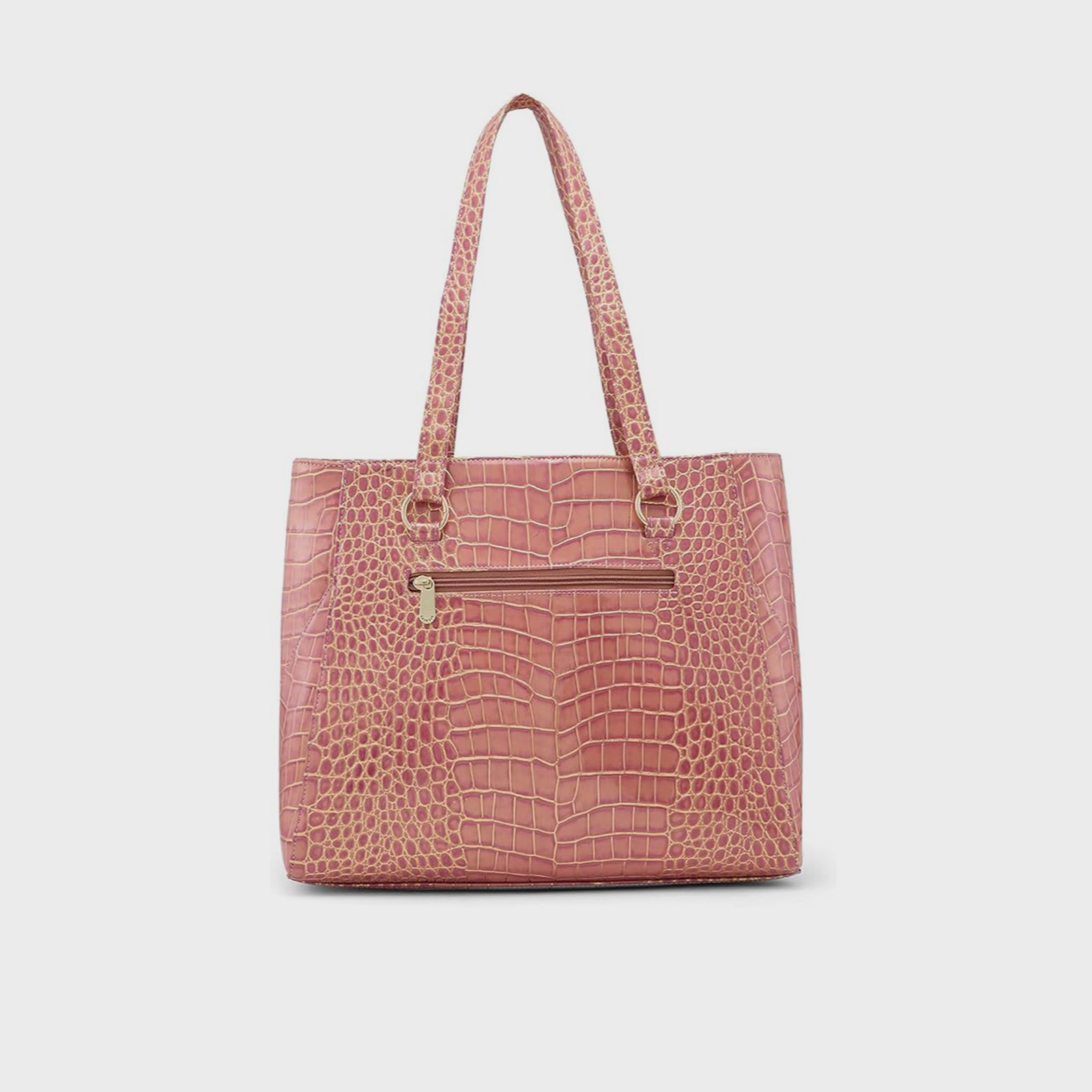 Caprese Animal Print Double-Handle Shoulder Bag with Zipper Closure | 31 x 25 x 14 cm-women-bagsandwallets-handbags-image-4