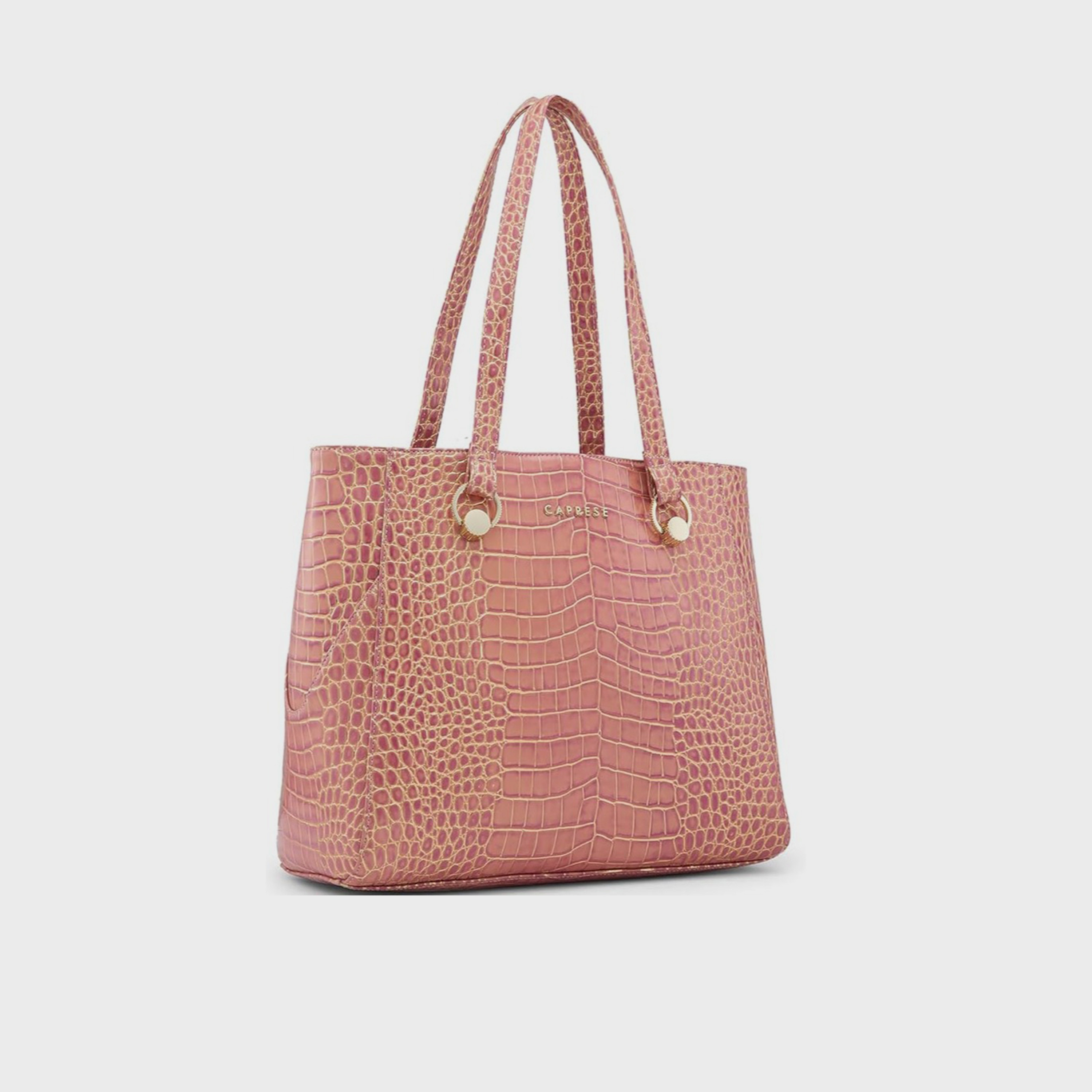 Caprese Animal Print Double-Handle Shoulder Bag with Zipper Closure | 31 x 25 x 14 cm-women-bagsandwallets-handbags-image-7