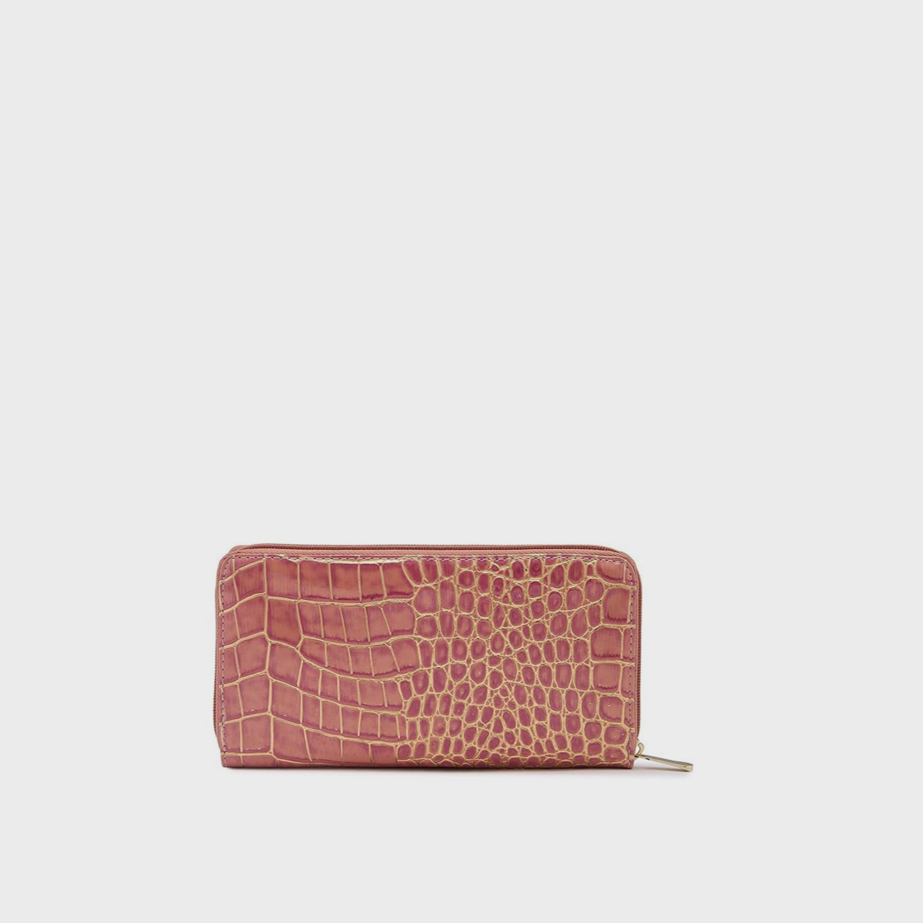 Caprese Animal Print Wallet with Zipper Closure | 20 x 10 x 2 cm-women-bagsandwallets-wallets-image-1