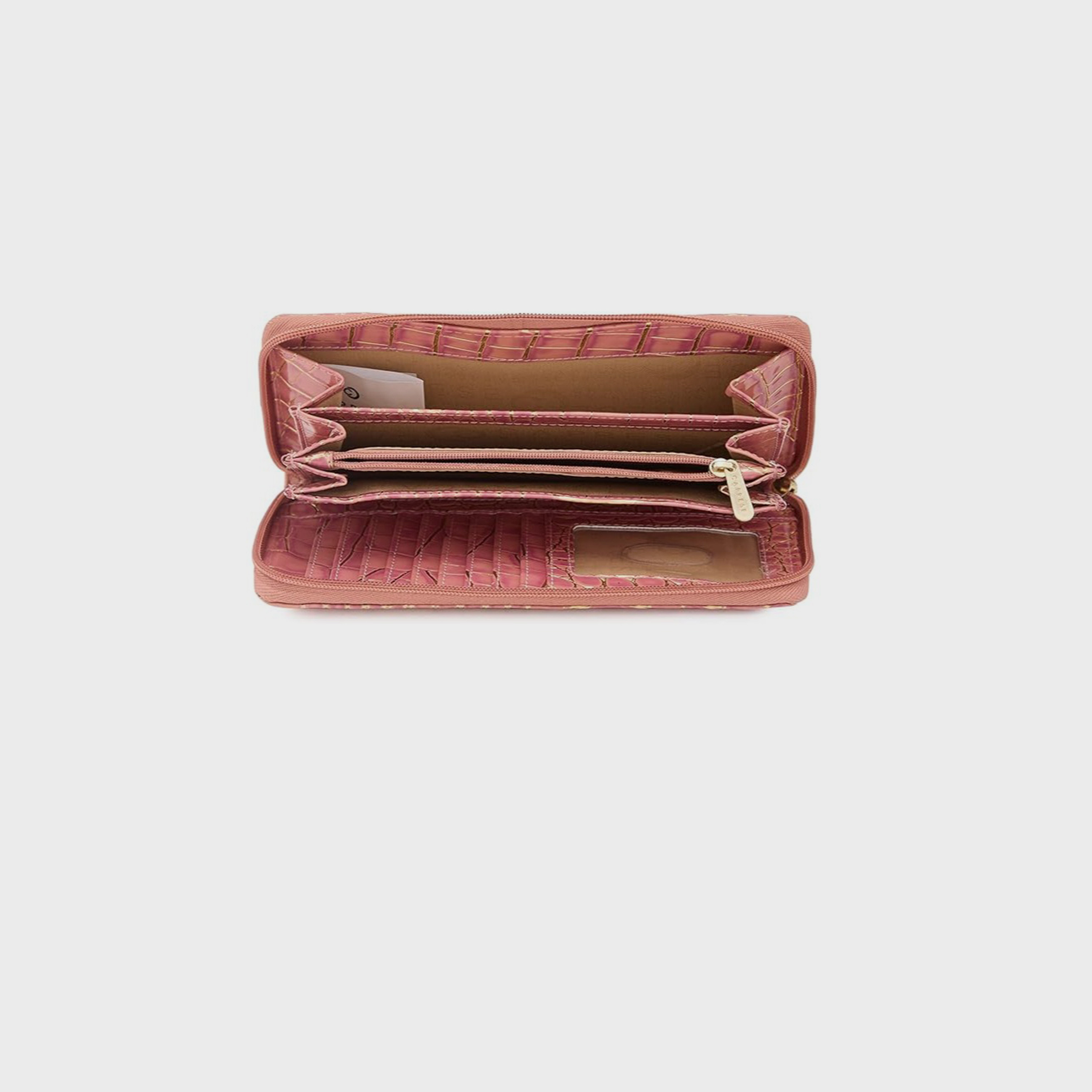 Caprese Animal Print Wallet with Zipper Closure | 20 x 10 x 2 cm-women-bagsandwallets-wallets-image-5