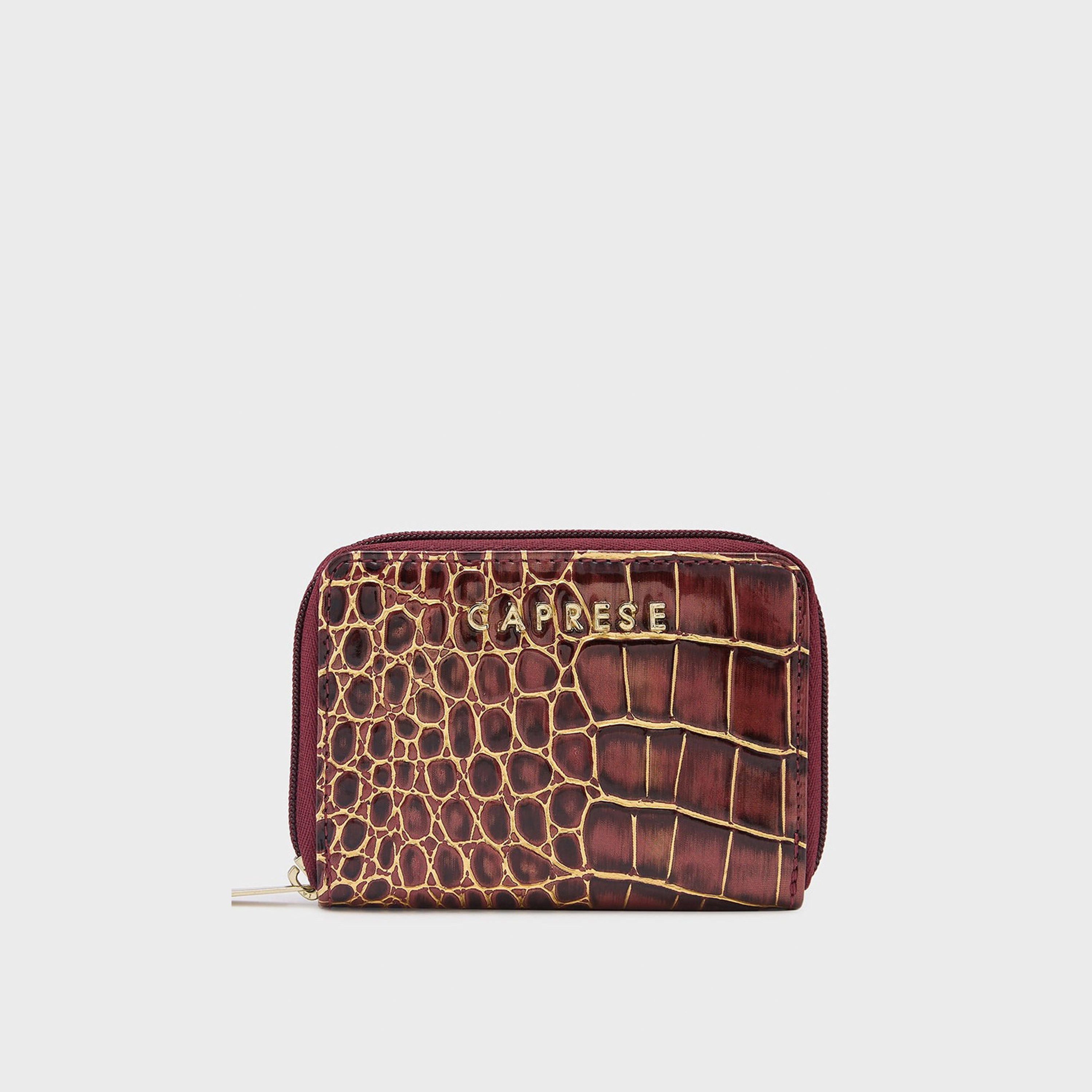 Caprese محفظة بطبعة مع إغلاق بسحاب | 12 × 3 × 9 سم-women-bagsandwallets-wallets-image-1