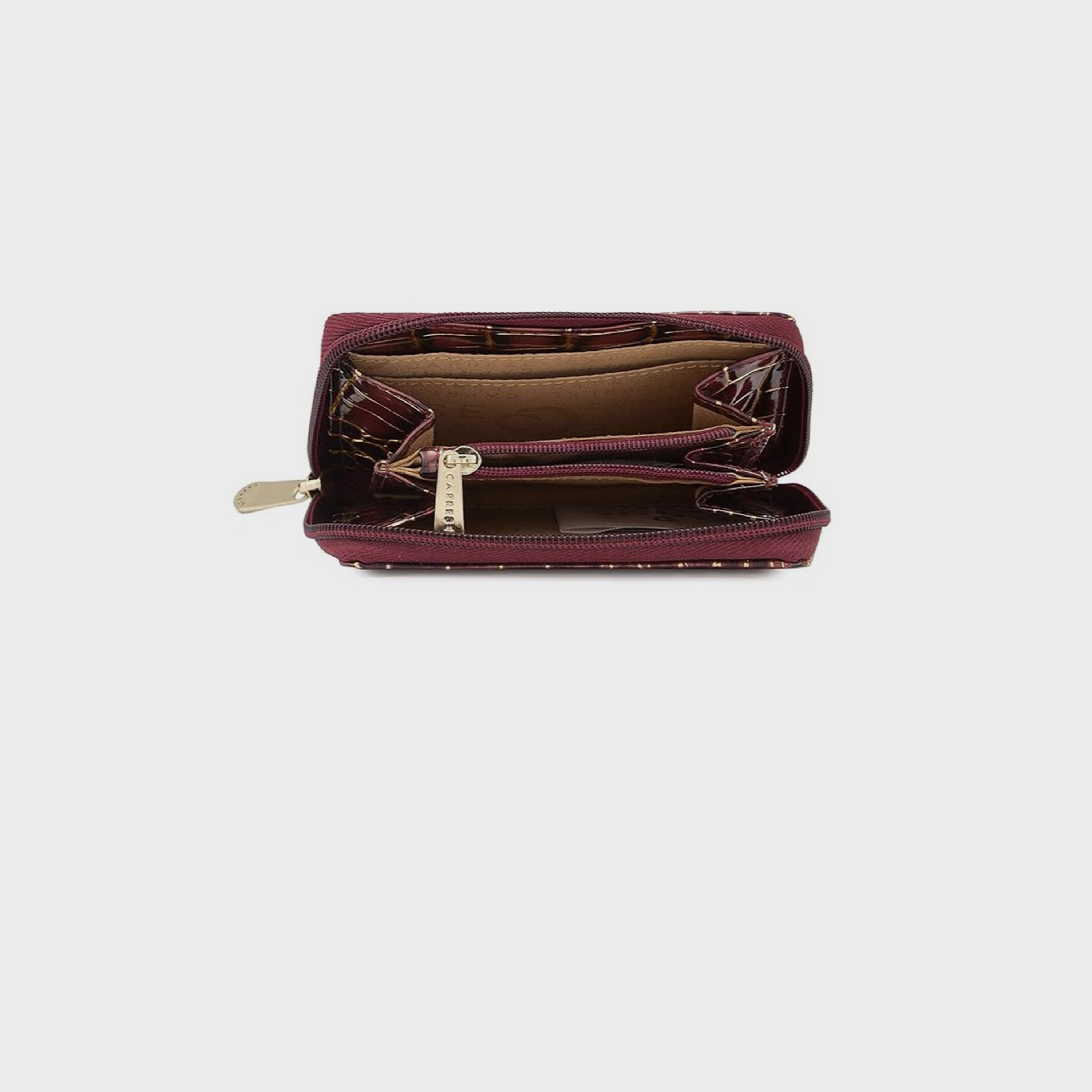 Caprese محفظة بطبعة مع إغلاق بسحاب | 12 × 3 × 9 سم-women-bagsandwallets-wallets-image-5
