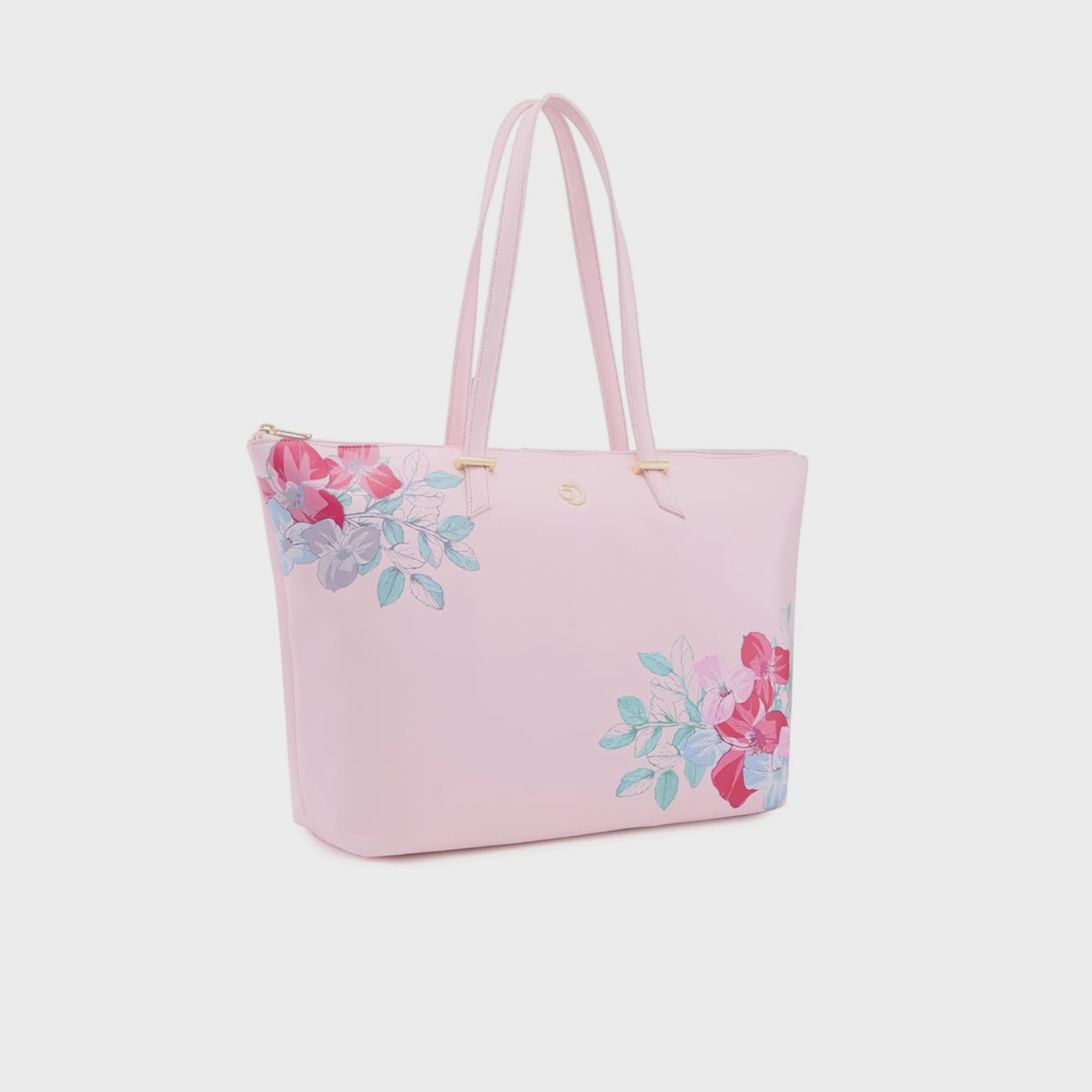 Caprese Printed Double-Handle Tote Bag with Zipper Closure | 47 x 25 x 14 cm-women-bagsandwallets-handbags-image-5