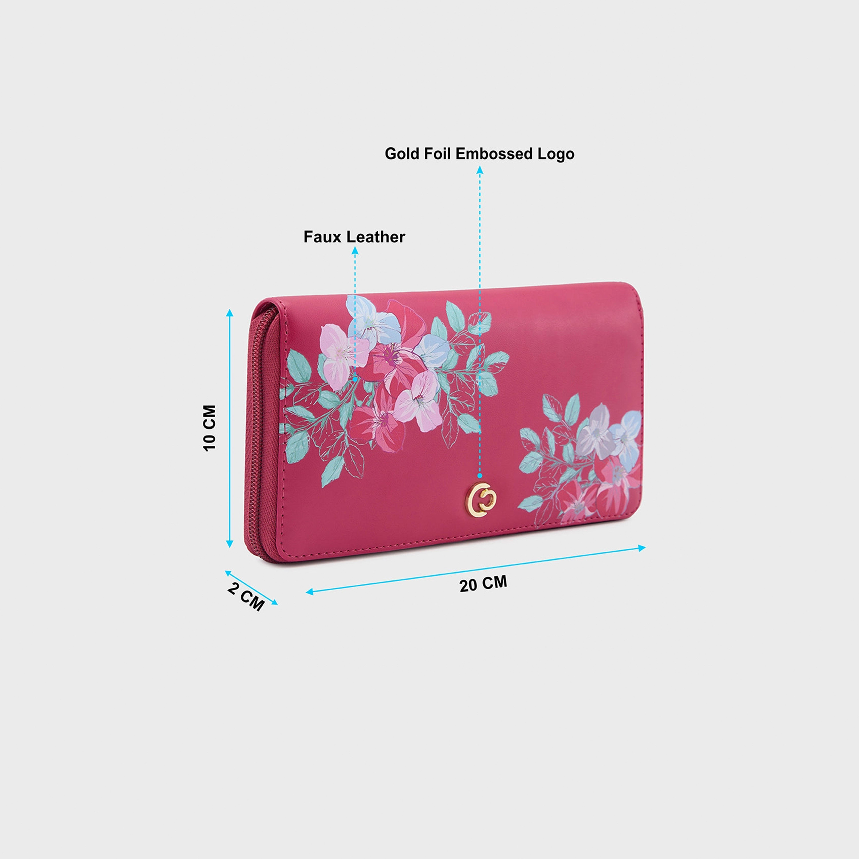 محفظة كابريزي مطبوعة بسحاب للإغلاق | 12 × 10 × 2 سم-women-bagsandwallets-wallets-image-6