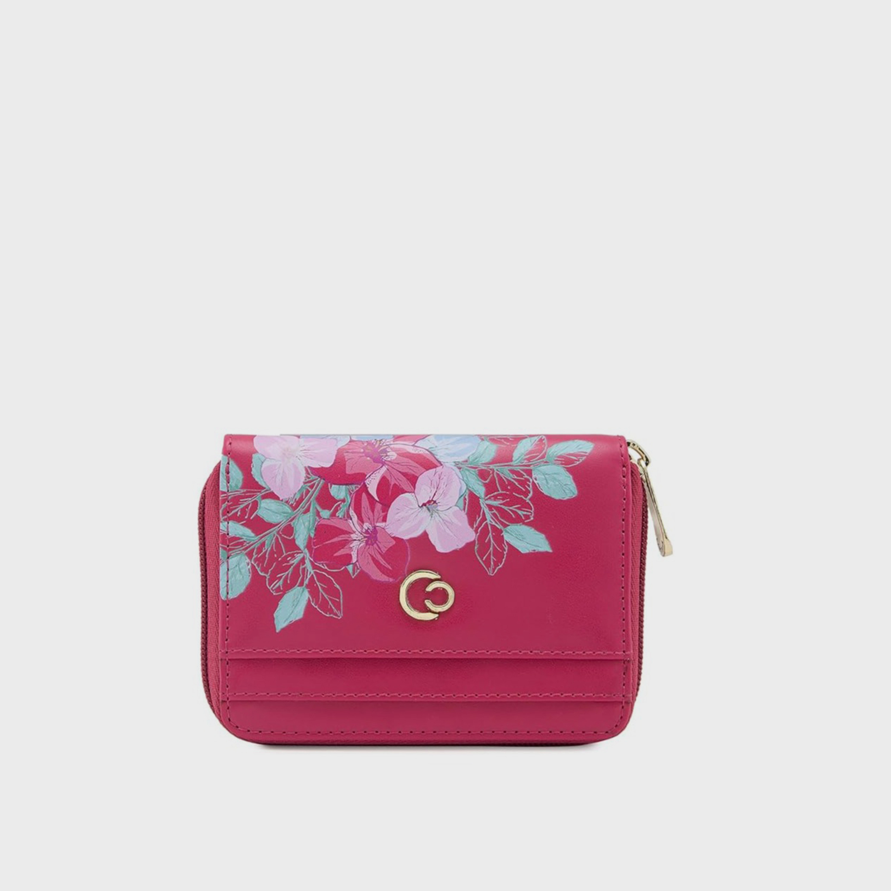 Caprese Printed Wallet with Zipper Closure | 12 x 10 x 2 cm-women-bagsandwallets-wallets-image-1