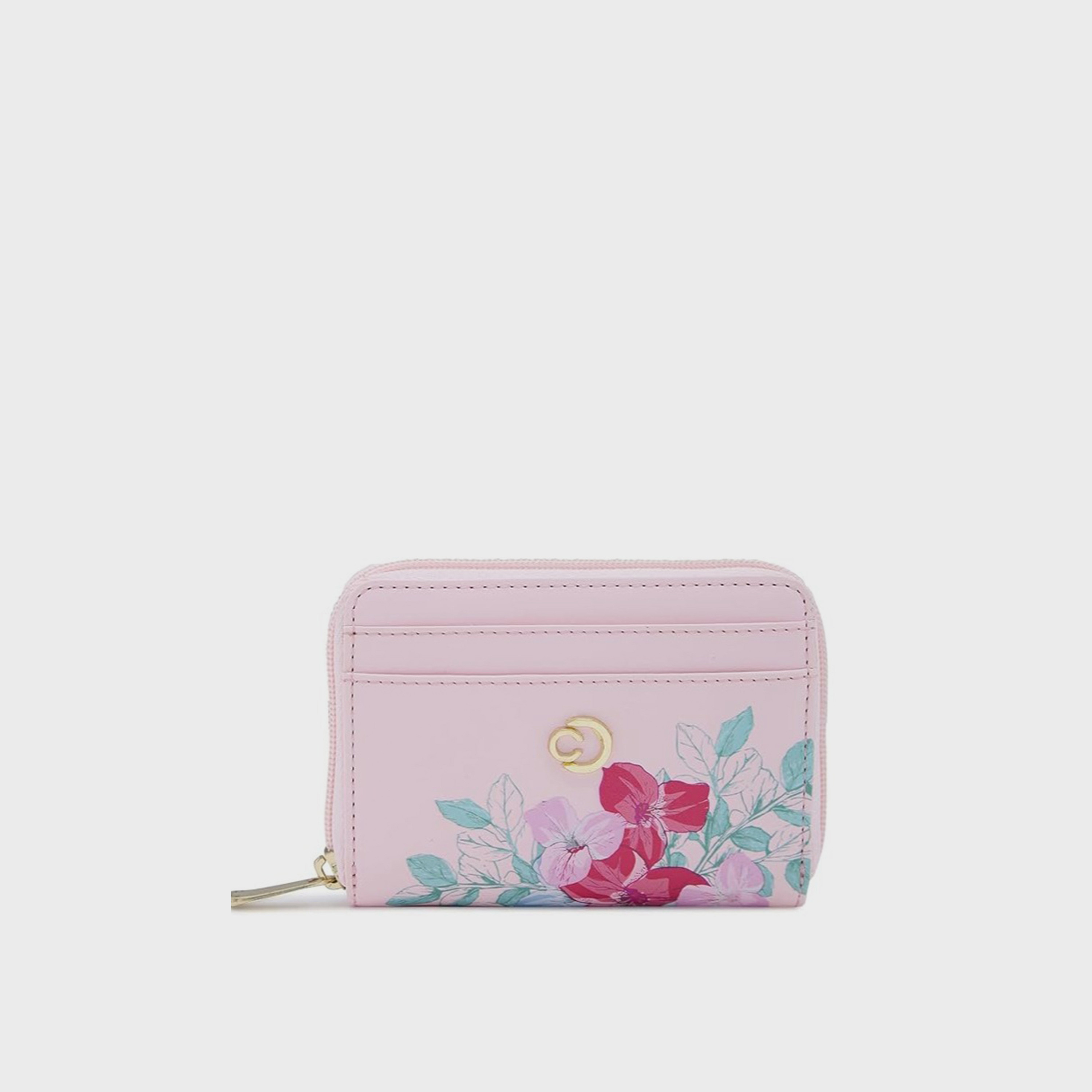 Caprese Printed Wallet with Zipper Closure | 12 x 10 x 2 cm-women-bagsandwallets-wallets-image-1