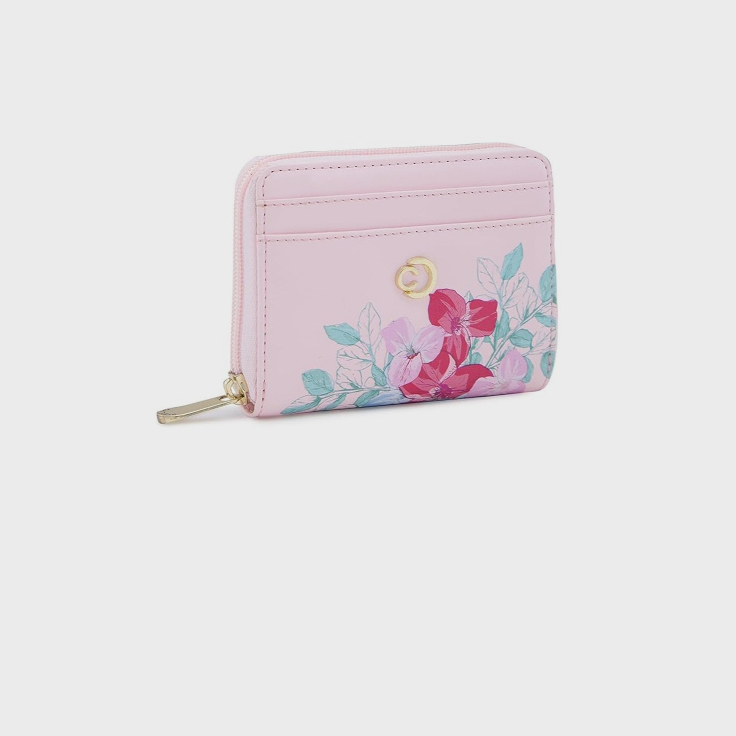 Caprese Printed Wallet with Zipper Closure | 12 x 10 x 2 cm-women-bagsandwallets-wallets-image-4