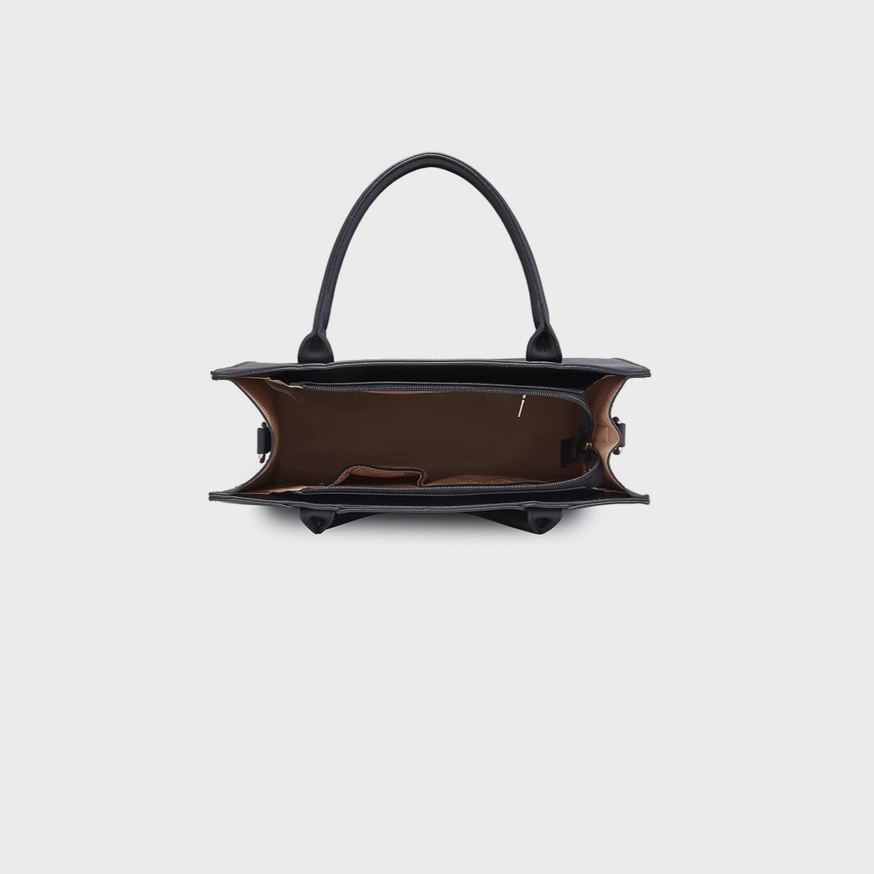 حقيبة كتف Caprese Embleishment بمقبض مزدوج مع إغلاق بسحاب وحزام قابل للفصل | 32 × 26 × 15 سم-women-bagsandwallets-handbags-image-5