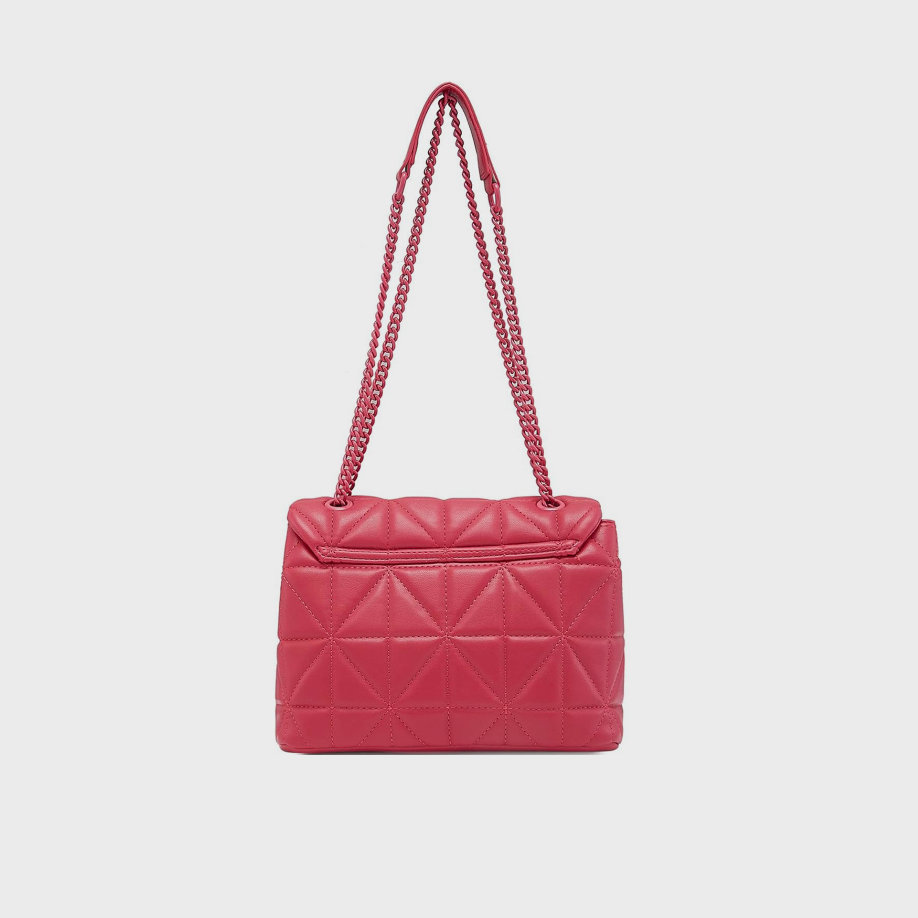 Caprese Quilted Shoulder Bag with Flap Closure and Chain Strap | 20 x 15 x 15 cm-women-bagsandwallets-handbags-image-5