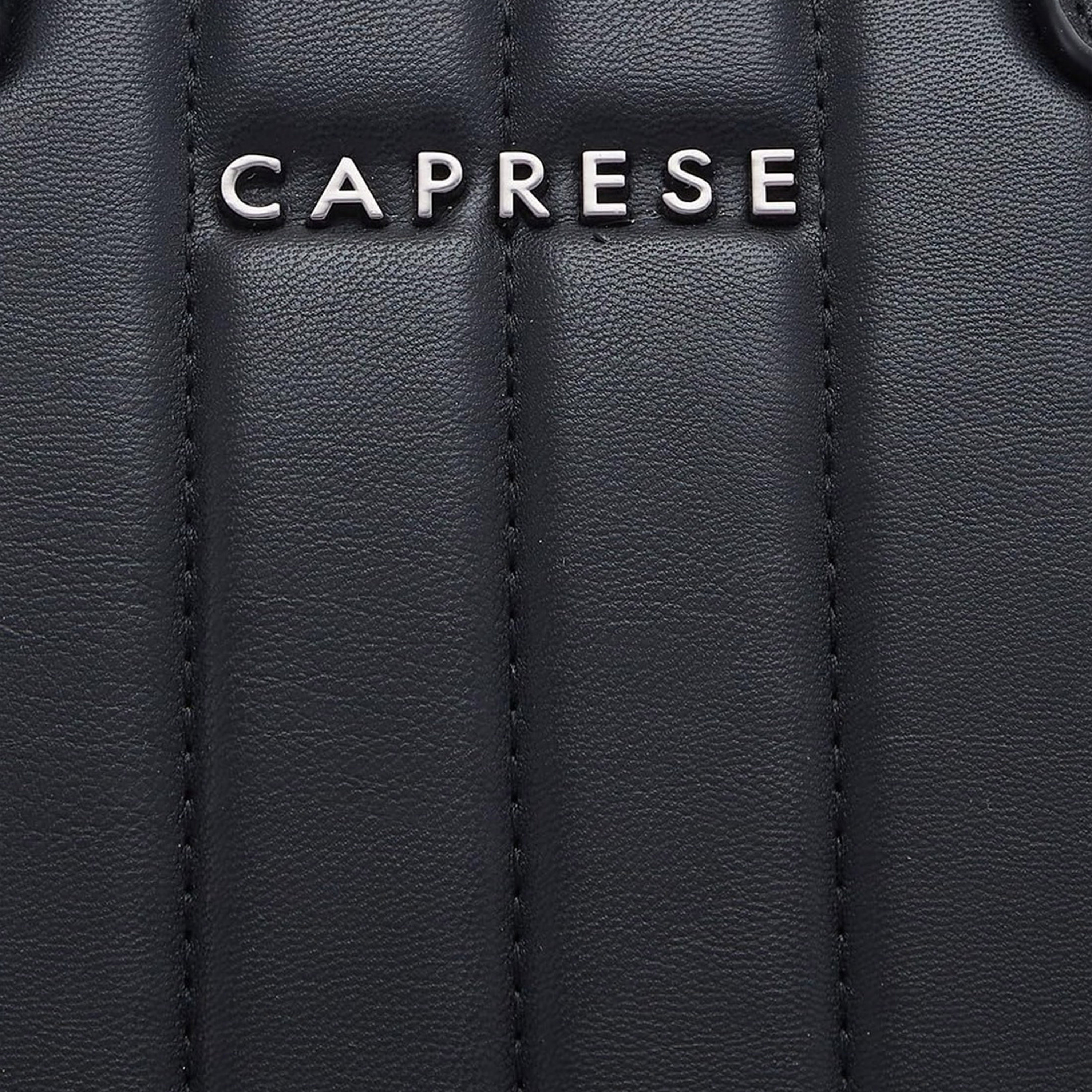 Caprese Quilted Double-Handle Shoulder Bag with Zipper Closure and Chain Strap | 32 x 11 x 23 cm-women-bagsandwallets-handbags-image-5
