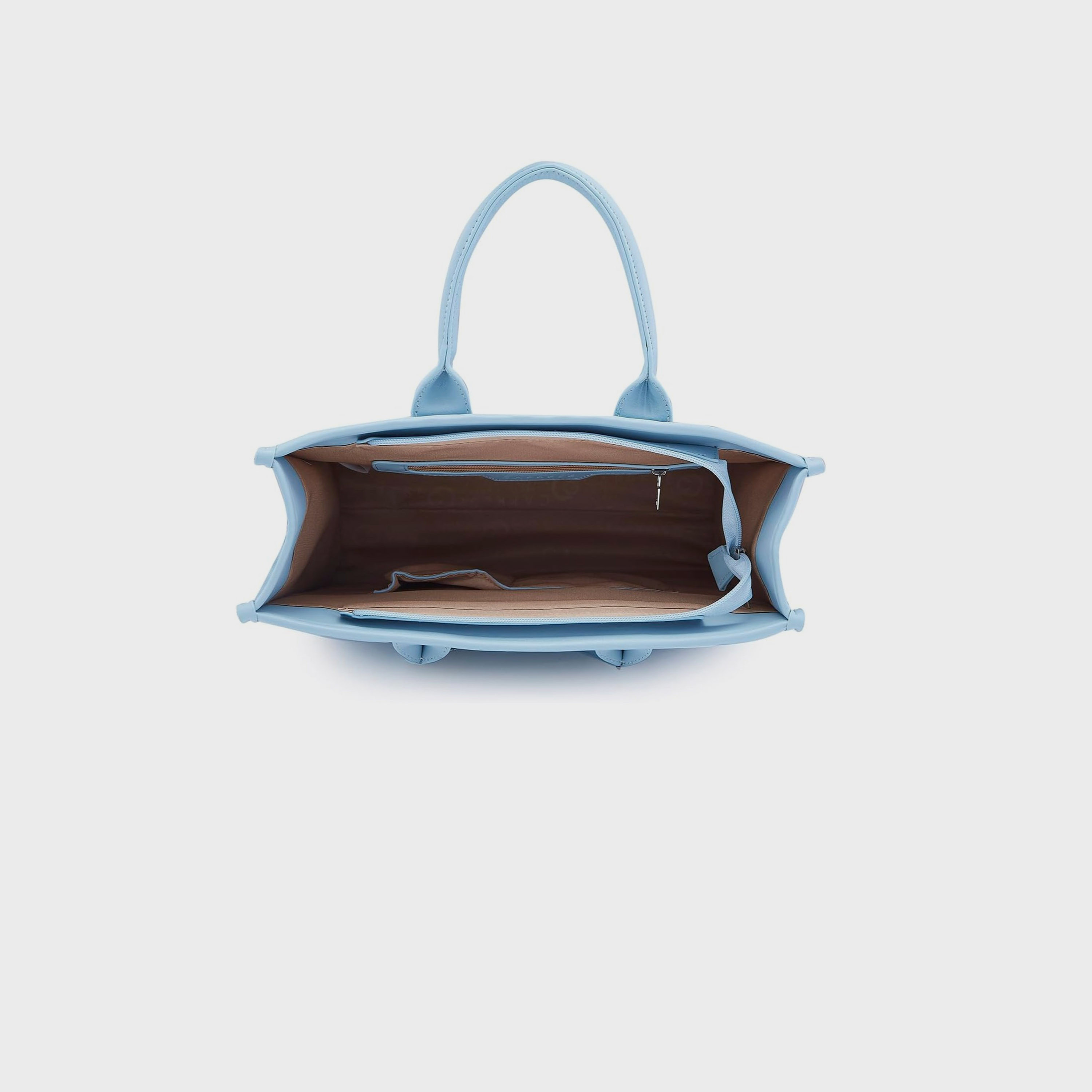 حقيبة كتف مبطن بمقبض مزدوج Caprese مع إغلاق بسحاب وحزام سلسلة | 37 × 29 × 15 سم-women-bagsandwallets-handbags-image-4