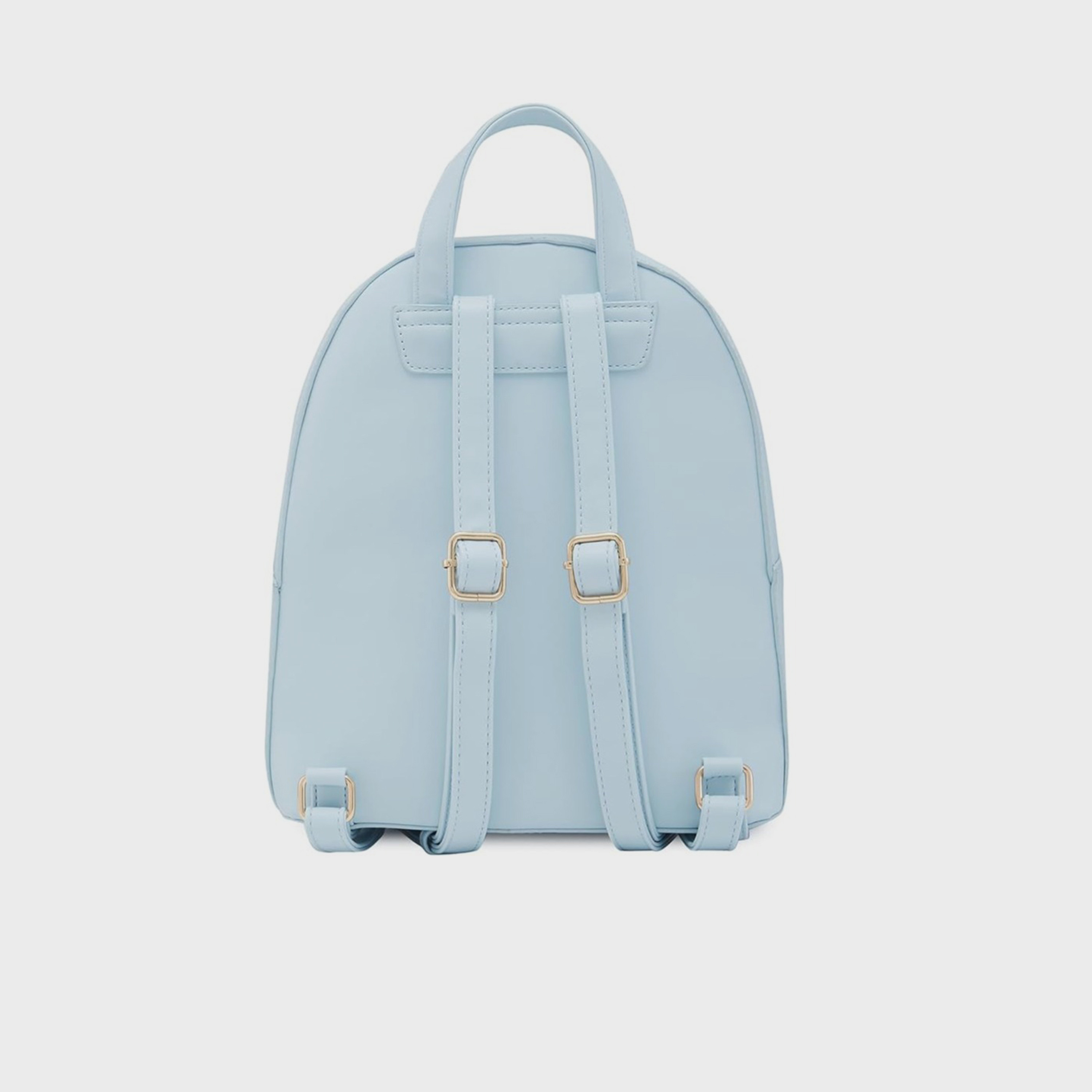 Caprese Top Handle Mini Backpack with Zipper Closure and Adjustable Strap | 28 x 24 x 13 cm-travel-luggagesandbags-backpacks-image-4