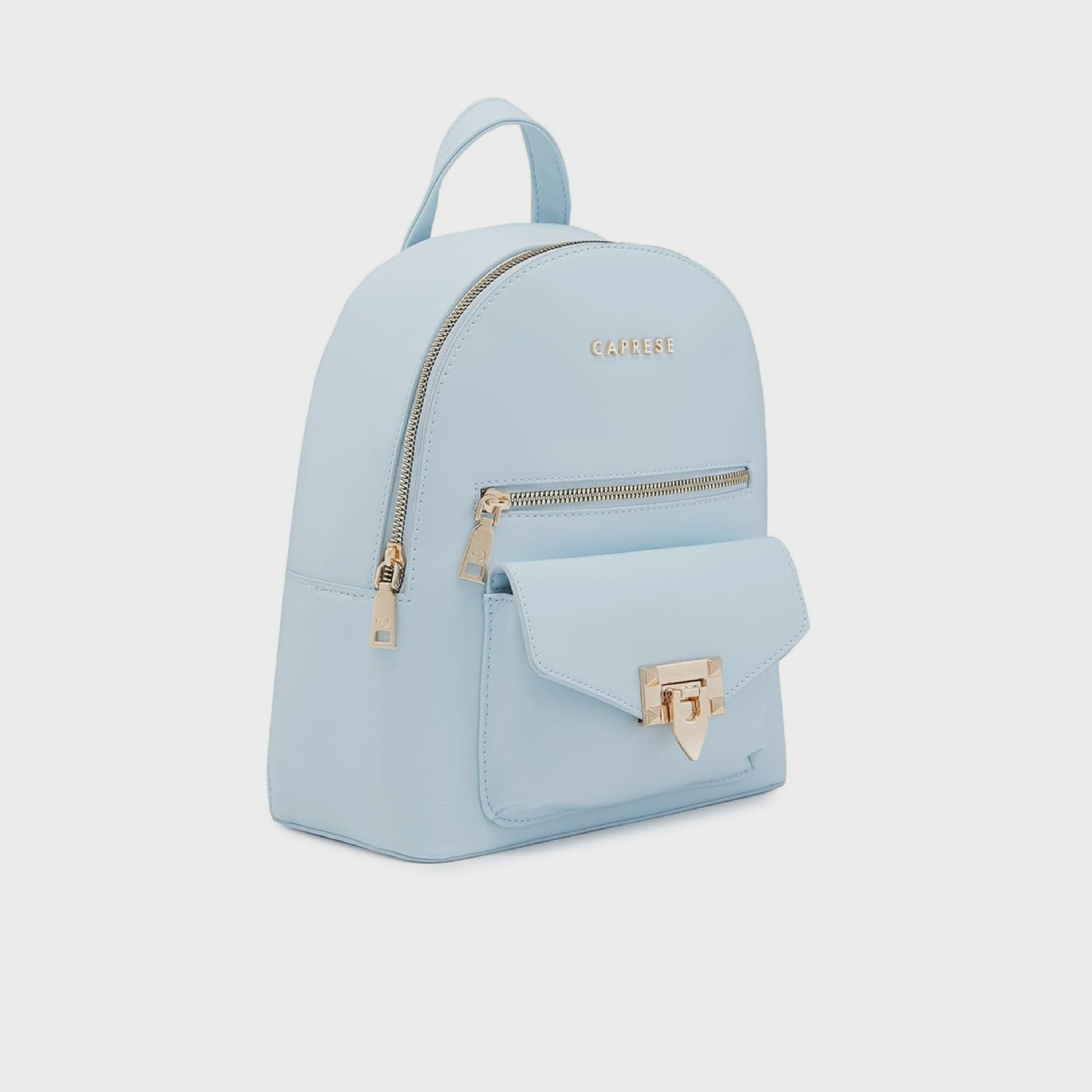 Caprese Top Handle Mini Backpack with Zipper Closure and Adjustable Strap | 28 x 24 x 13 cm-travel-luggagesandbags-backpacks-image-5