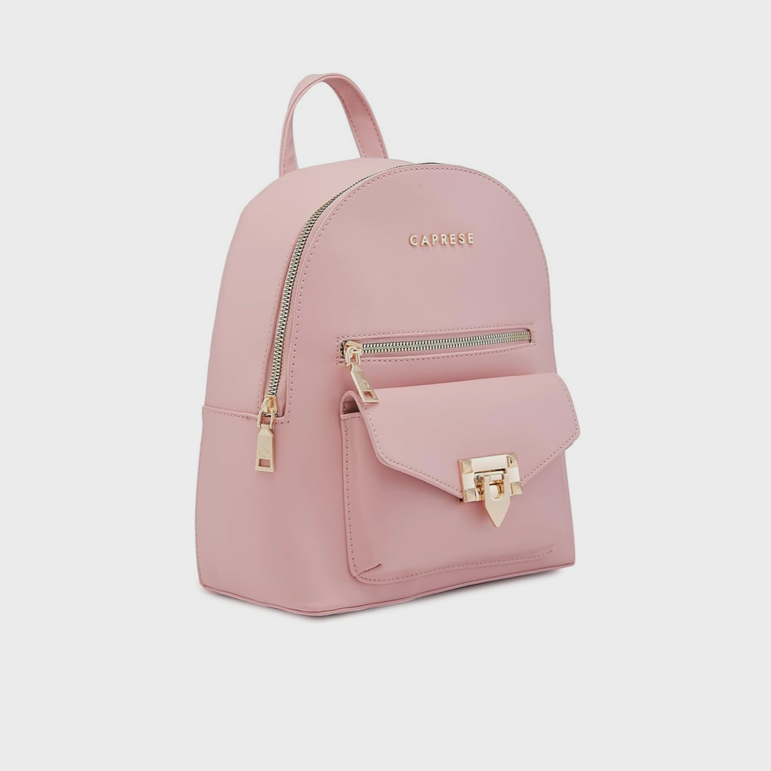 Caprese Top Handle Mini Backpack with Zipper Closure and Adjustable Strap | 28 x 24 x 13 cm-travel-luggagesandbags-backpacks-image-5