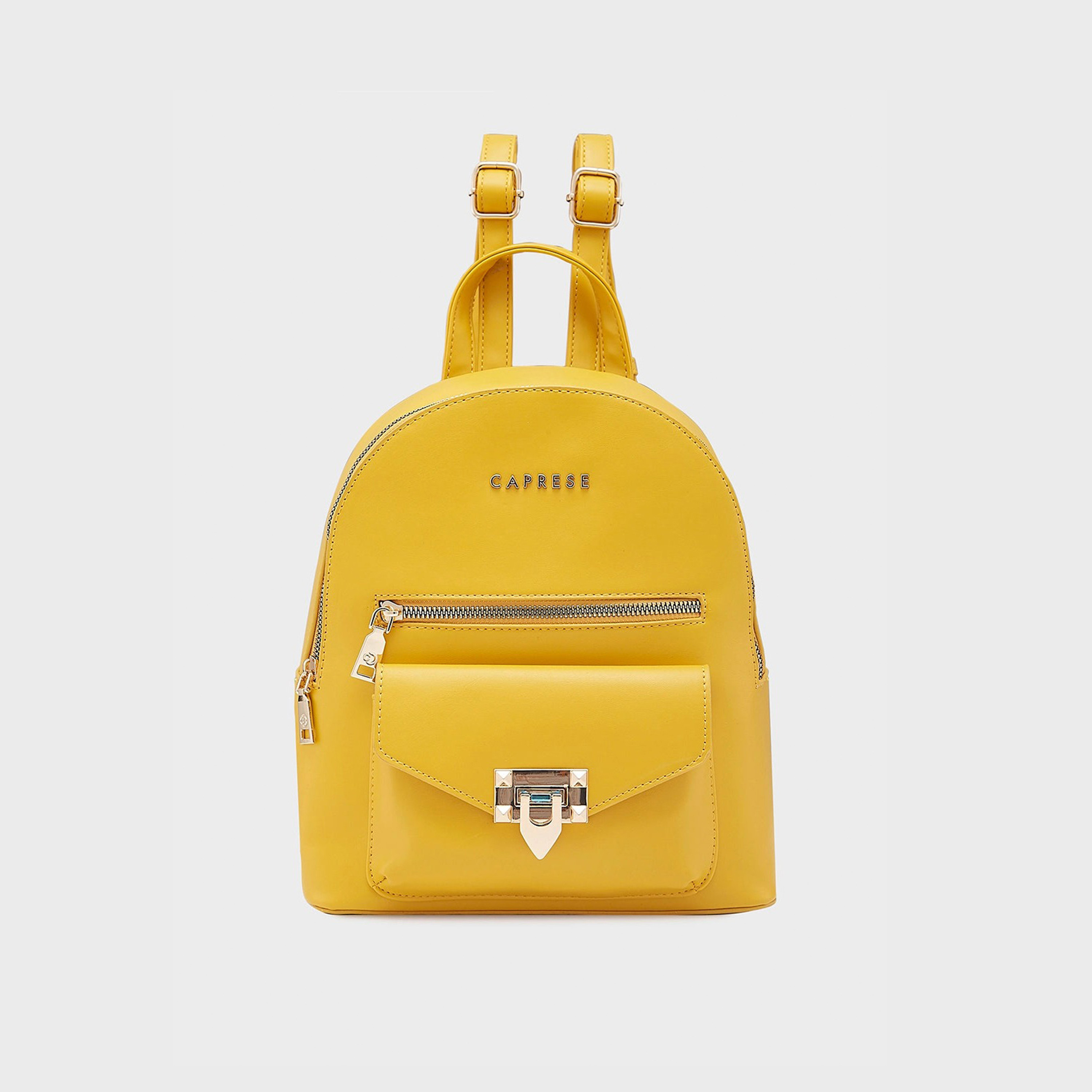 Caprese Top Handle Mini Backpack with Zipper Closure and Adjustable Strap | 28 x 24 x 13 cm-travel-luggagesandbags-backpacks-image-1