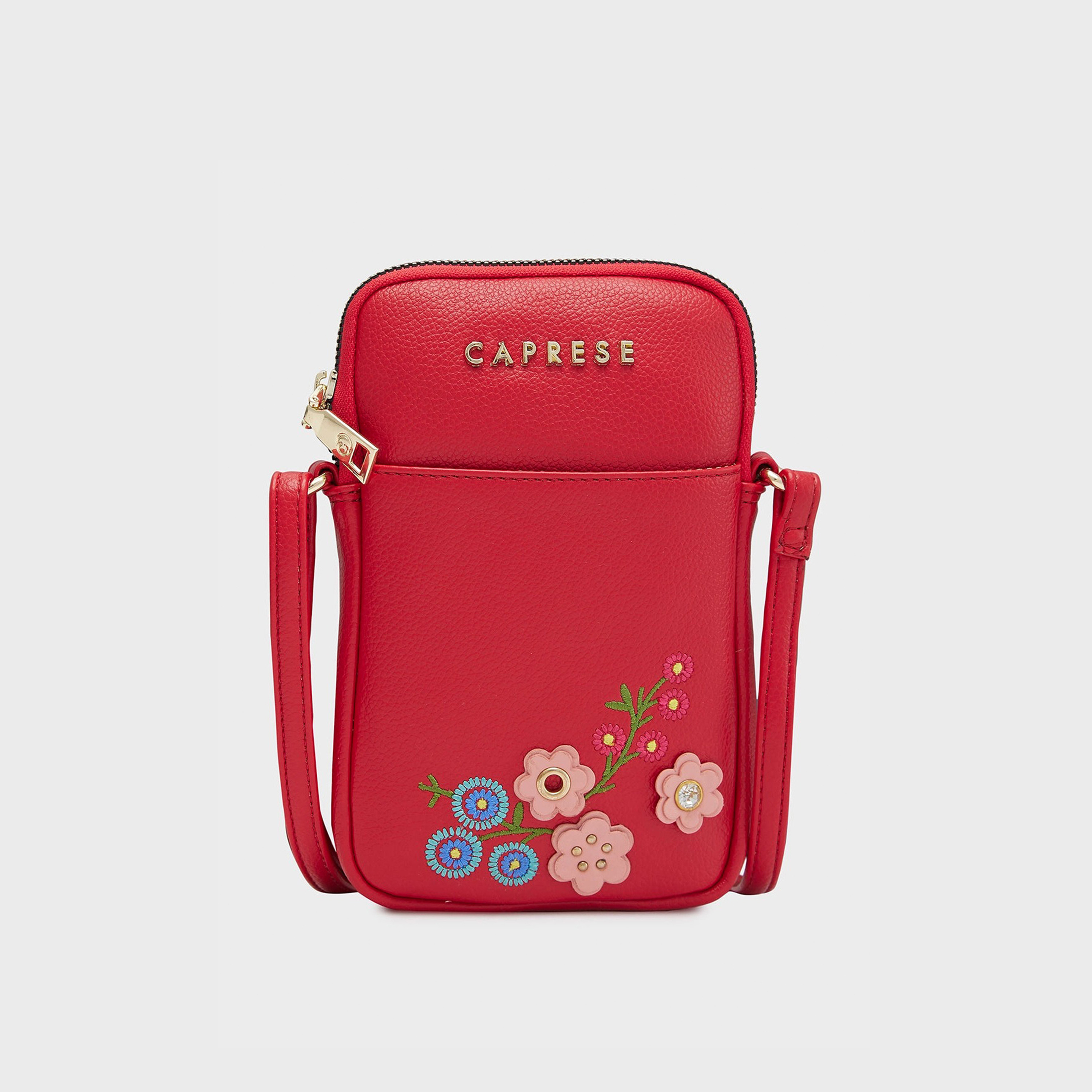 Caprese Embellishment Mobile pouch with Zipper Closure and Adjustable Strap | 41 x 7 x 32 cm-electronics-accessories-mobileaccesories-image-2