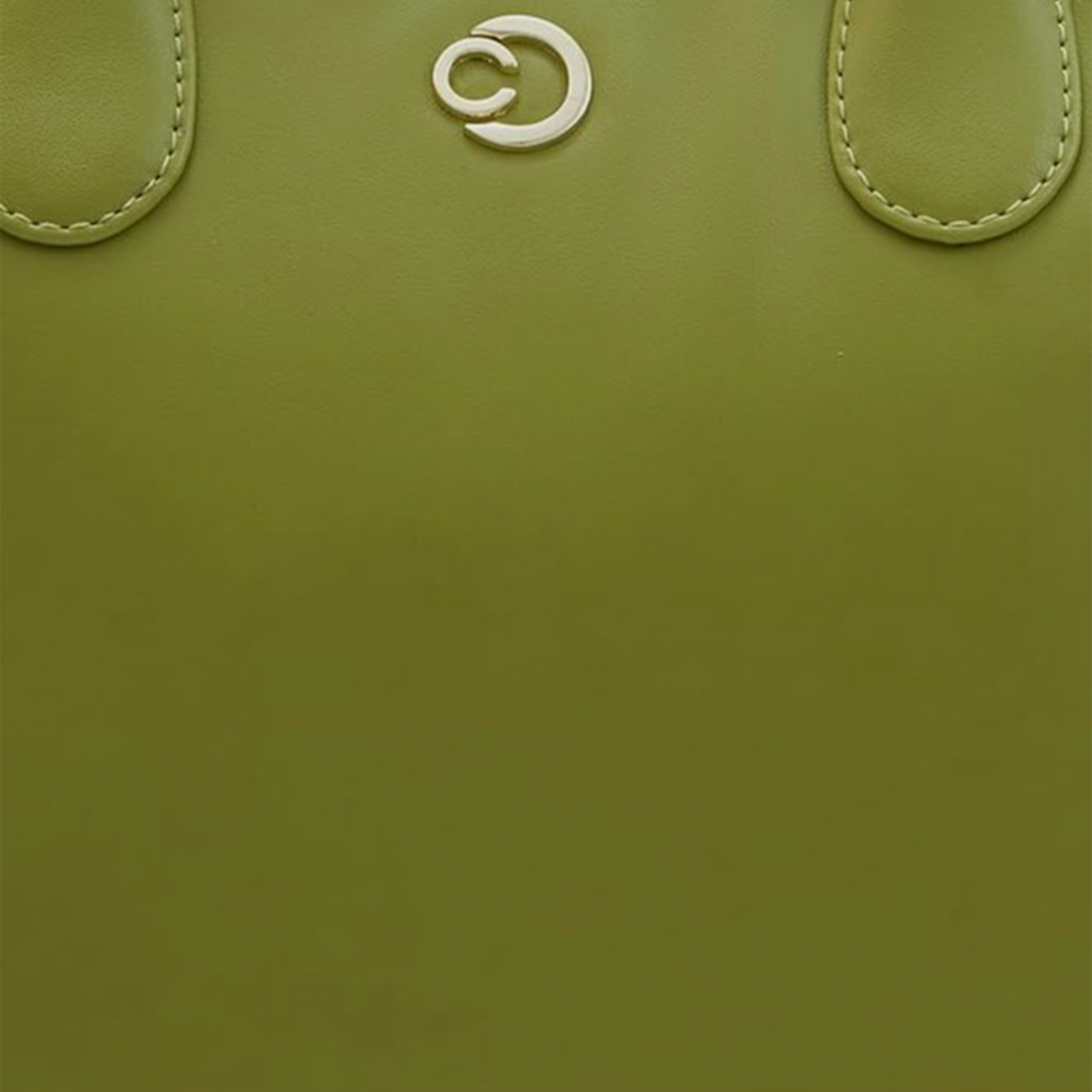 Caprese Textured Double-Handle Shoulder Bag with Zipper Closure and Detachable Strap | 35 x 25 x 12 cm-women-bagsandwallets-handbags-image-7