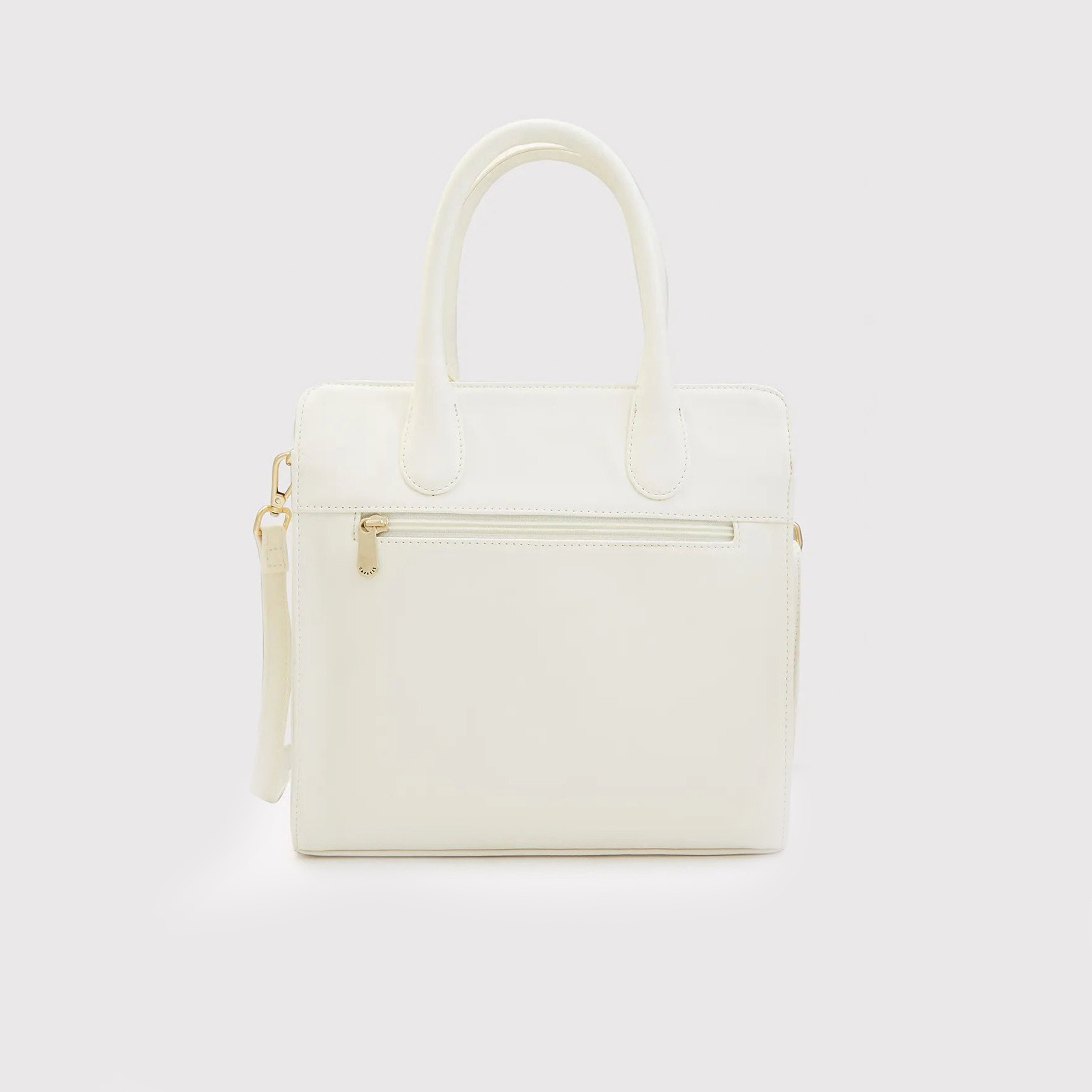 Caprese Textured Double-Handle Shoulder Bag with Zipper Closure and Detachable Strap | 35 x 25 x 12 cm-women-bagsandwallets-handbags-image-7