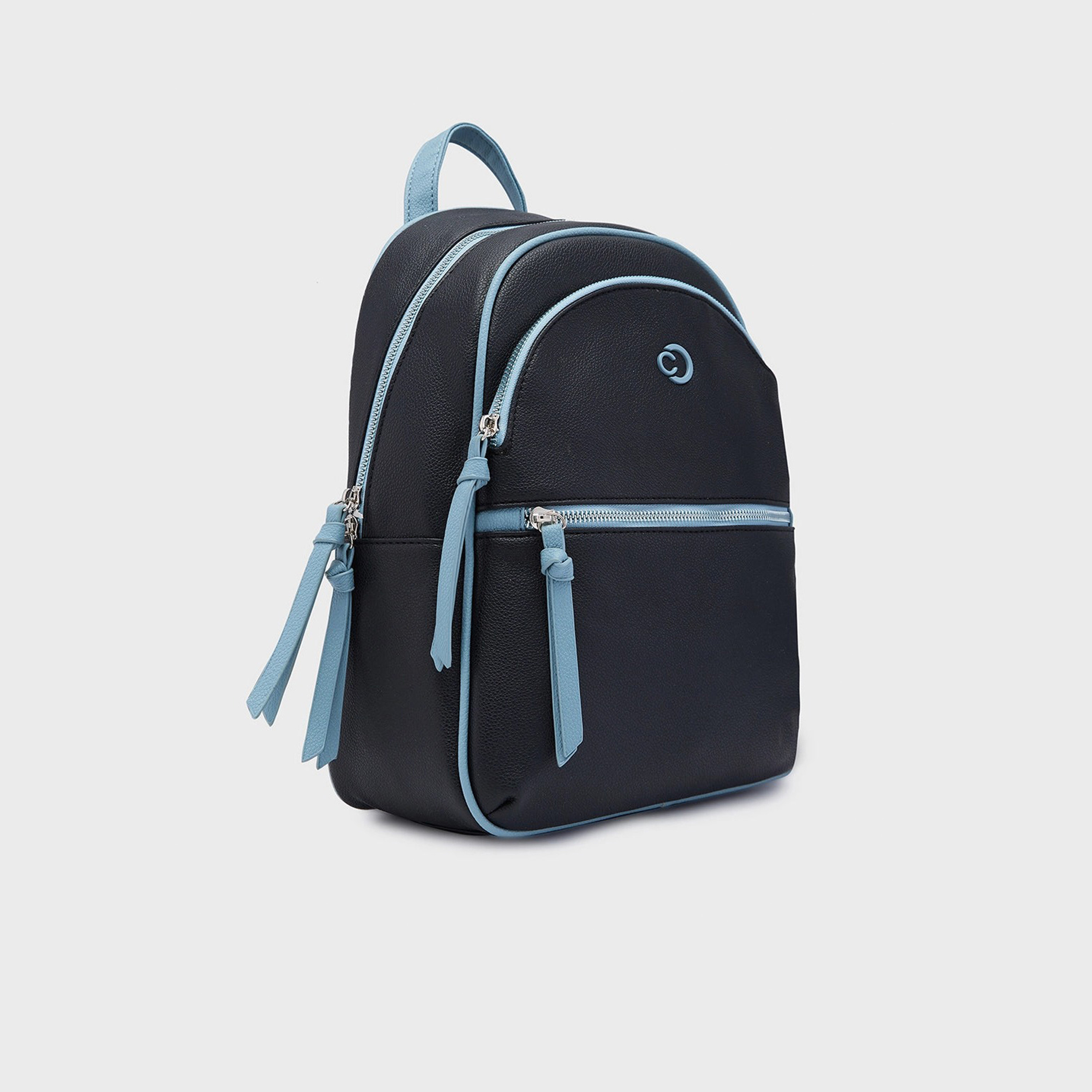 Caprese Top Handle Mini Backpack with Zipper Closure and Adjustable Strap | 33 x 27 x 12 cm-travel-luggagesandbags-backpacks-image-4
