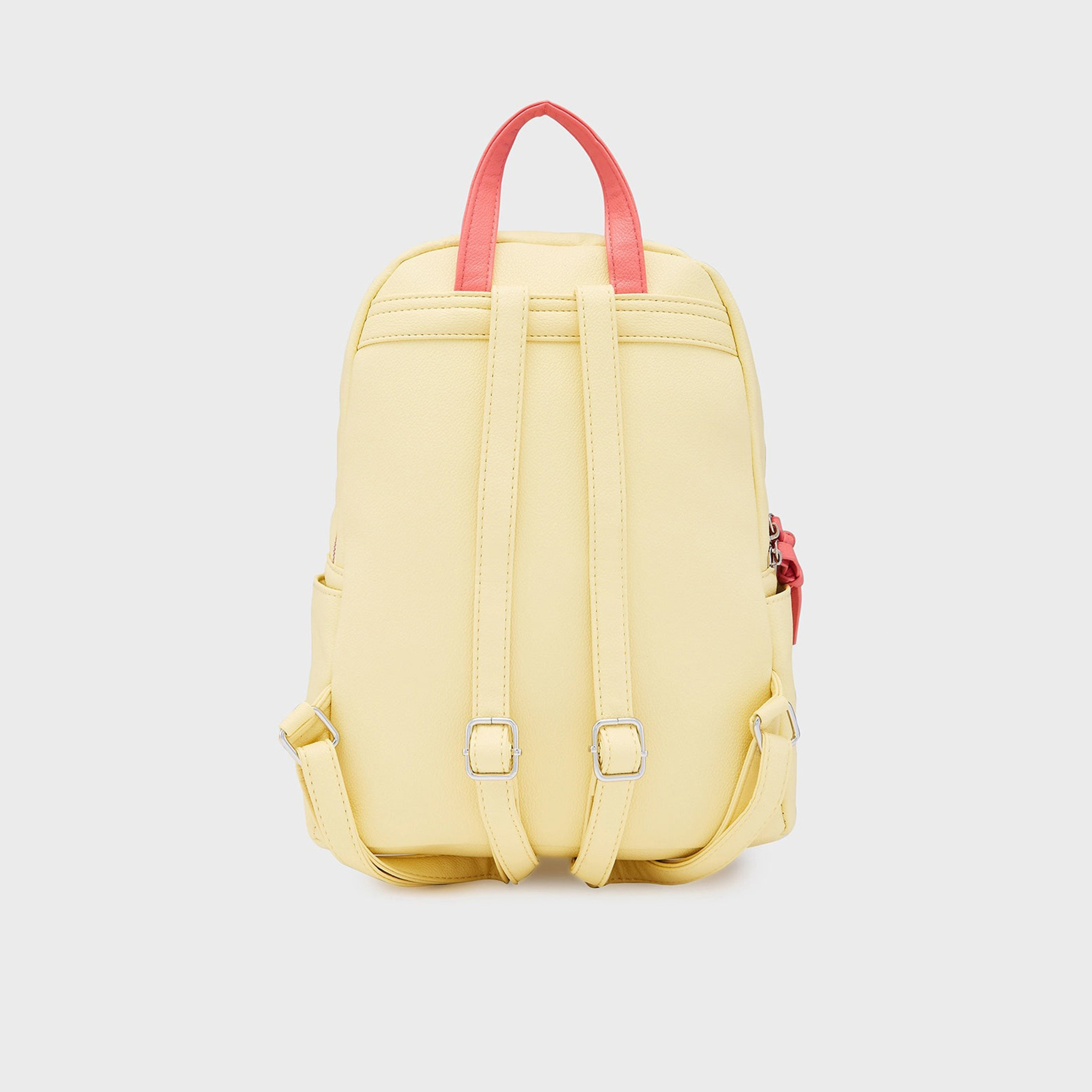 Caprese Top Handle Mini Backpack with Zipper Closure and Adjustable Strap | 26.5 x 16 x 33 cm-travel-luggagesandbags-backpacks-image-6