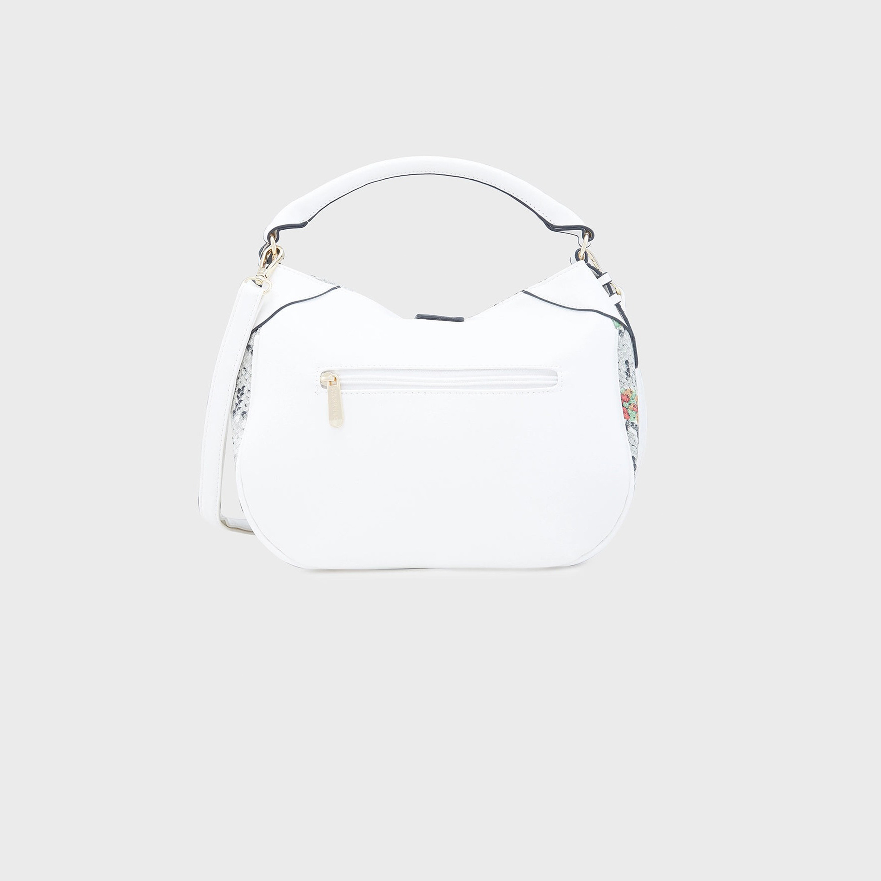 حقيبة كتف بطبعة من كابريزي بسحاب للإغلاق وحزام قابل للإزالة | 32 × 24 × 12 سم-women-bagsandwallets-handbags-image-6