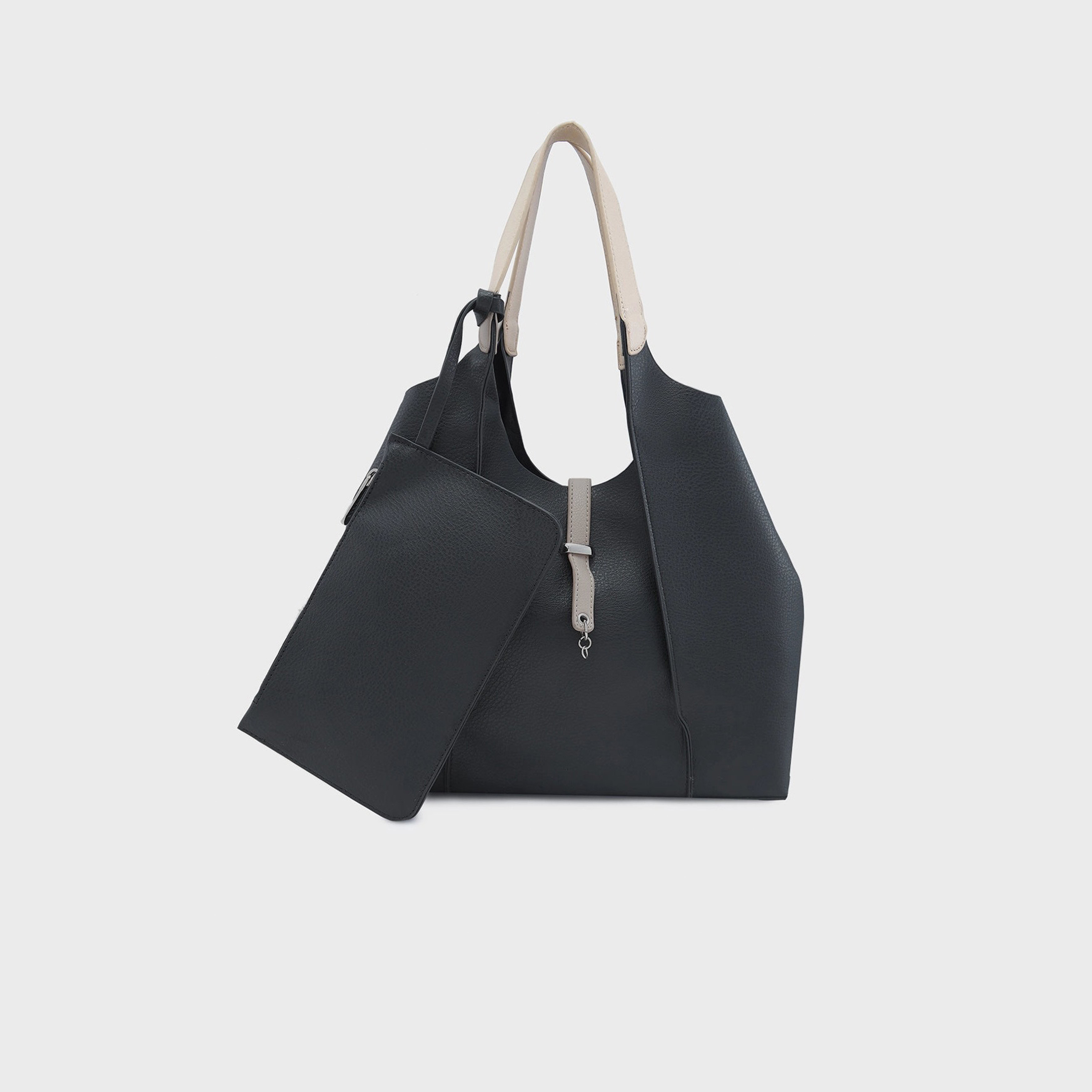 Caprese Double-Handle Shoulder Bag with Flap Closure | 38 x 32 x 12 cm-women-bagsandwallets-handbags-image-6